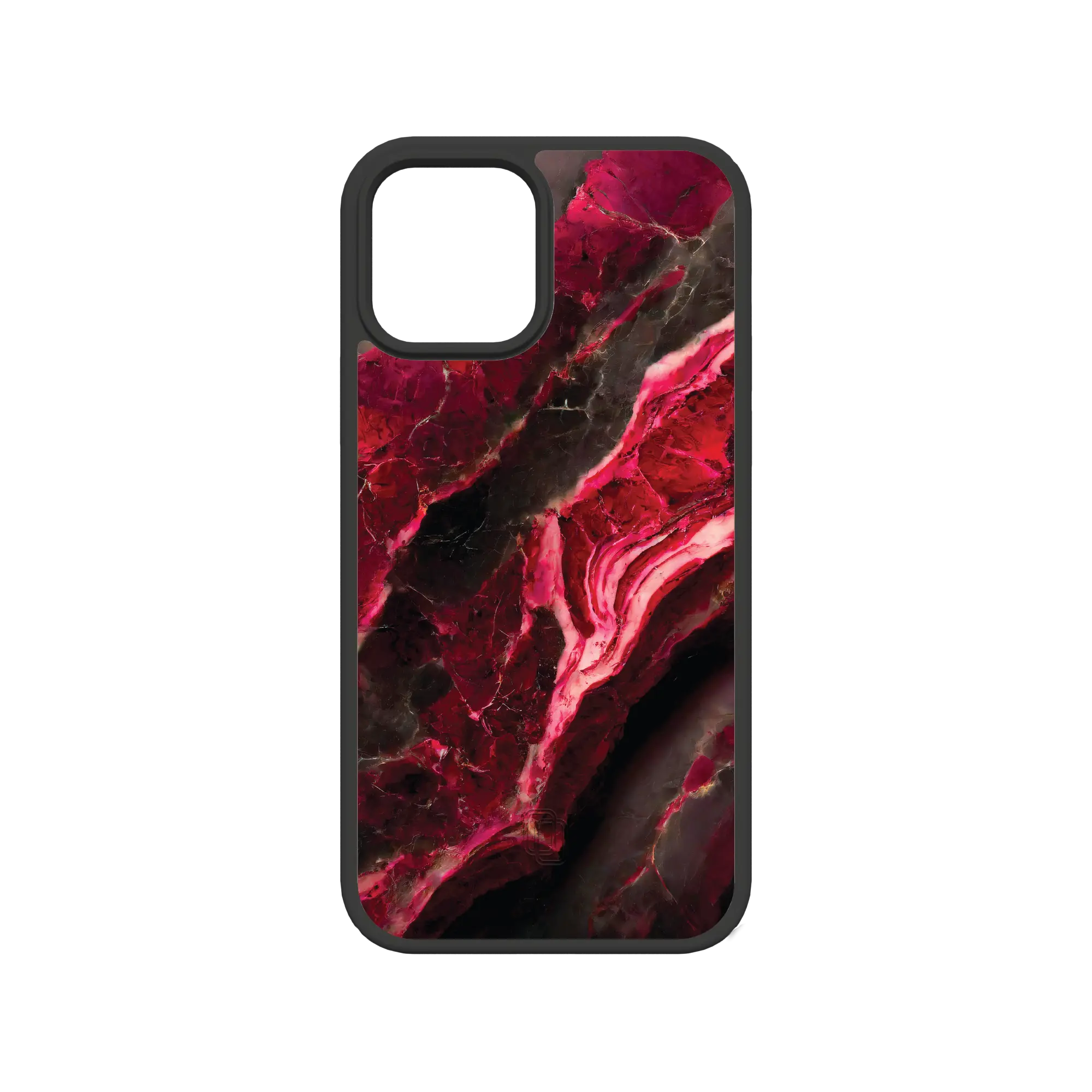 Apple-iPhone-12-12-Pro-Crystal-Clear Morning Sun | Custom MagSafe Red Marble Case for Apple iPhone 12 Series cellhelmet cellhelmet