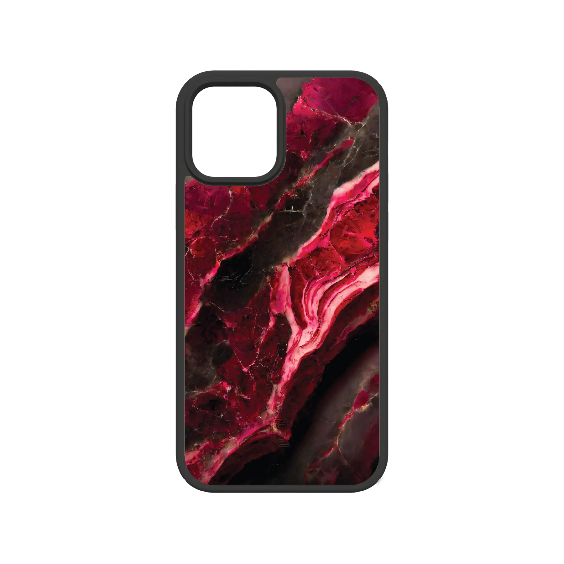 Apple-iPhone-12-12-Pro-Crystal-Clear Morning Sun | Custom MagSafe Red Marble Case for Apple iPhone 12 Series cellhelmet cellhelmet