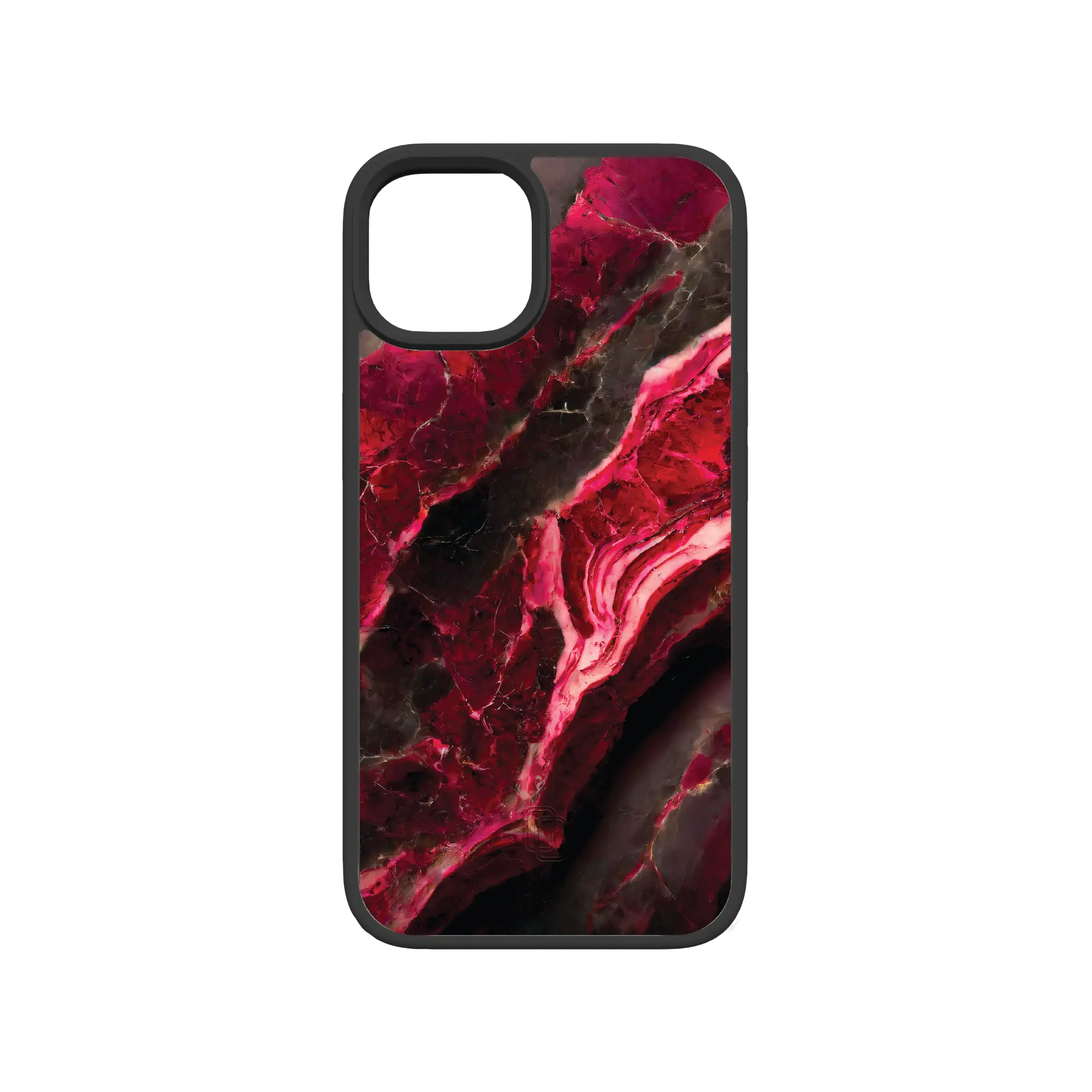 Apple-iPhone-13-Crystal-Clear Morning Sun | Custom MagSafe Red Marble Case for Apple iPhone 13 Series cellhelmet cellhelmet