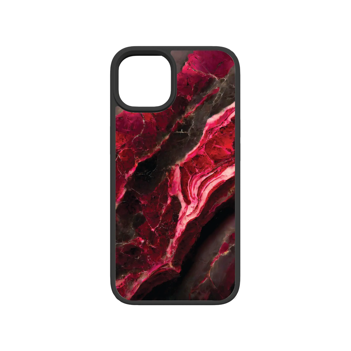 Apple-iPhone-13-Crystal-Clear Morning Sun | Custom MagSafe Red Marble Case for Apple iPhone 13 Series cellhelmet cellhelmet