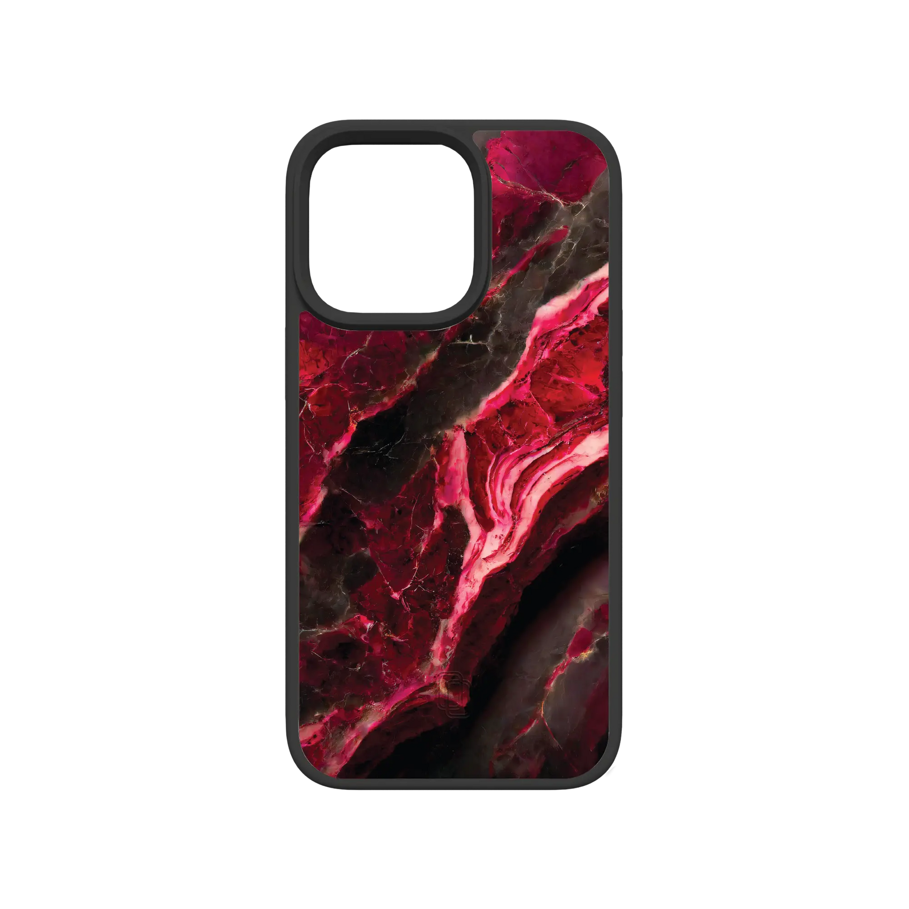 Apple-iPhone-13-Pro-Crystal-Clear Morning Sun | Custom MagSafe Red Marble Case for Apple iPhone 13 Series cellhelmet cellhelmet