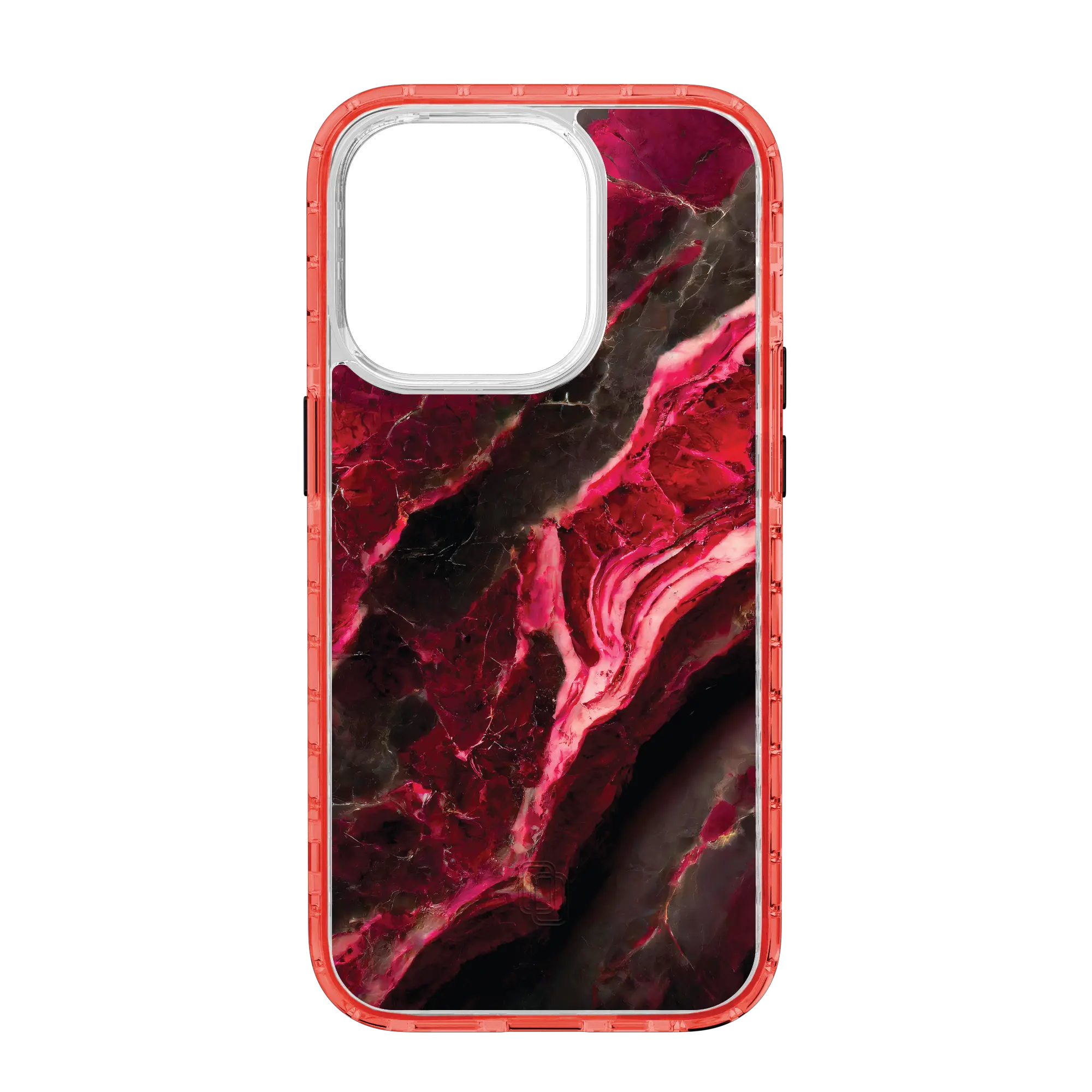 Apple-iPhone-14-Pro-Turbo-Red Morning Sun | Custom MagSafe Red Marble Case for Apple iPhone 14 Series cellhelmet cellhelmet