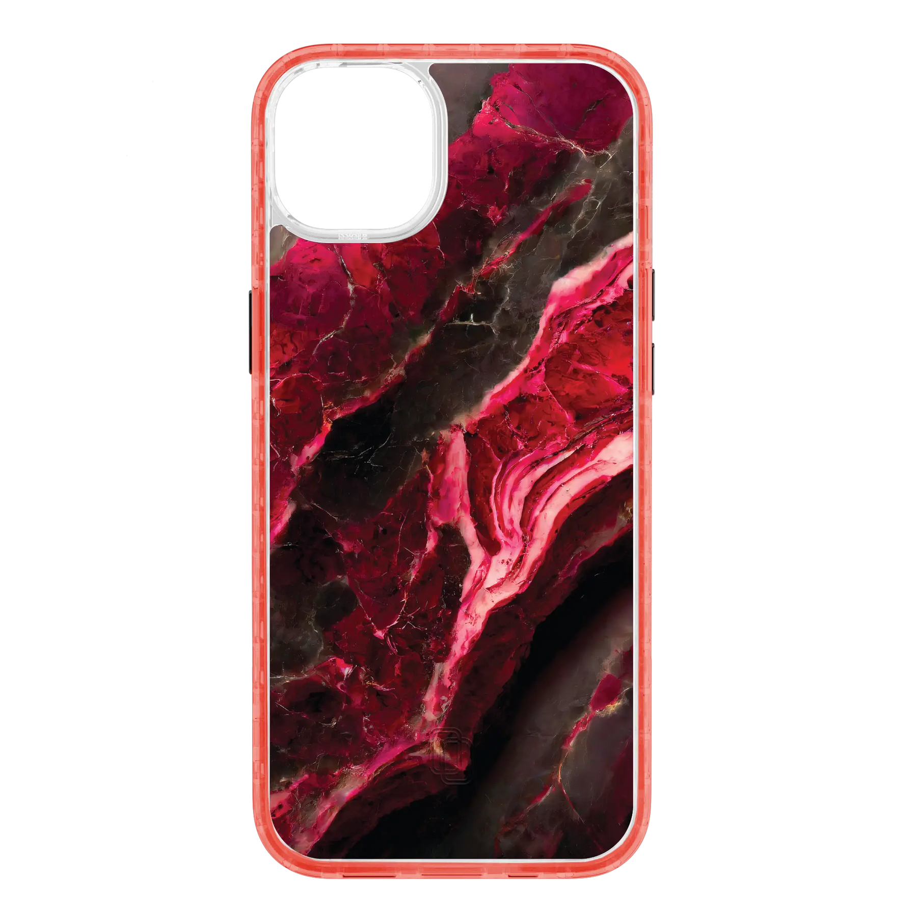 Apple-iPhone-14-Plus-Turbo-Red Morning Sun | Custom MagSafe Red Marble Case for Apple iPhone 14 Series cellhelmet cellhelmet