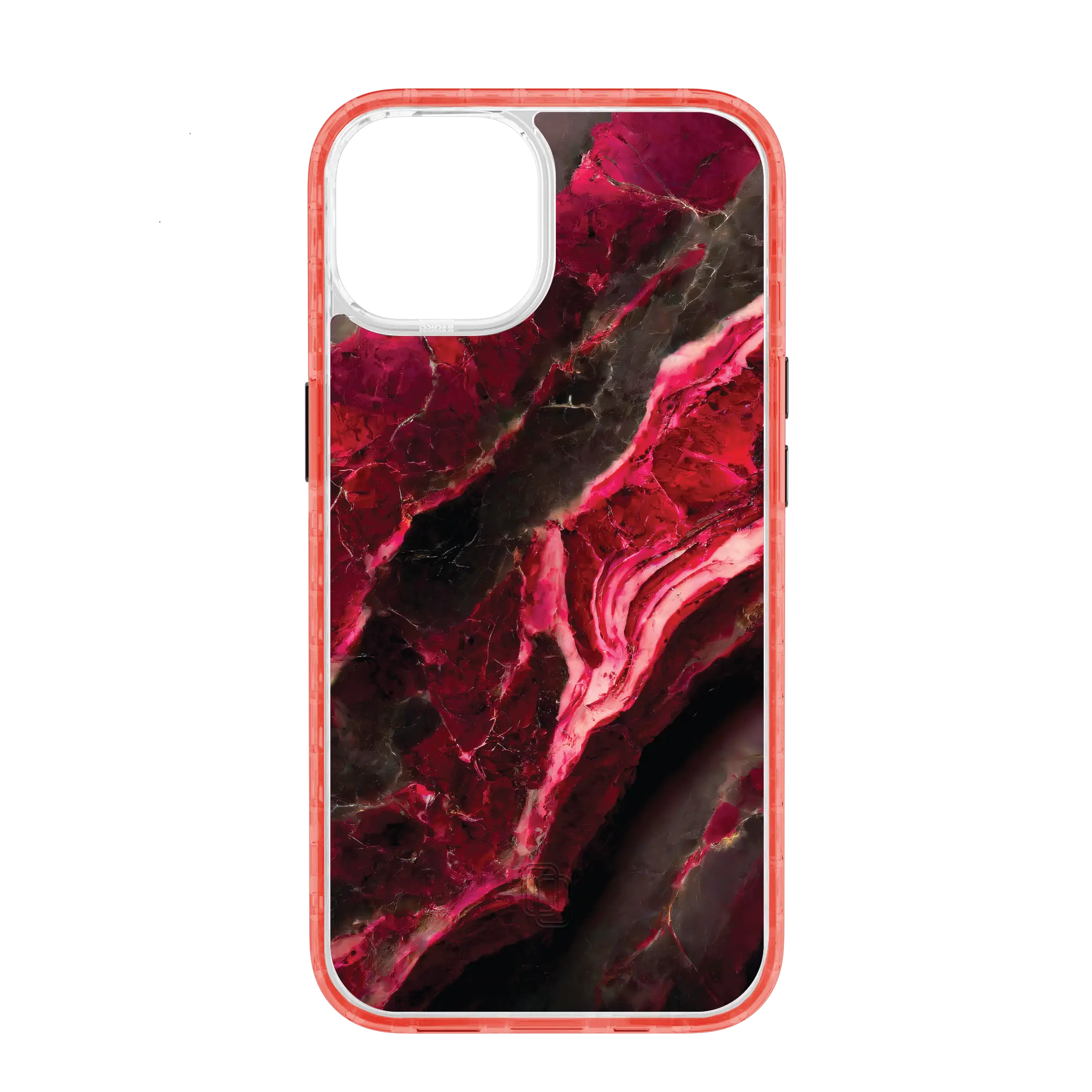 Apple-iPhone-14-Turbo-Red Morning Sun | Custom MagSafe Red Marble Case for Apple iPhone 14 Series cellhelmet cellhelmet