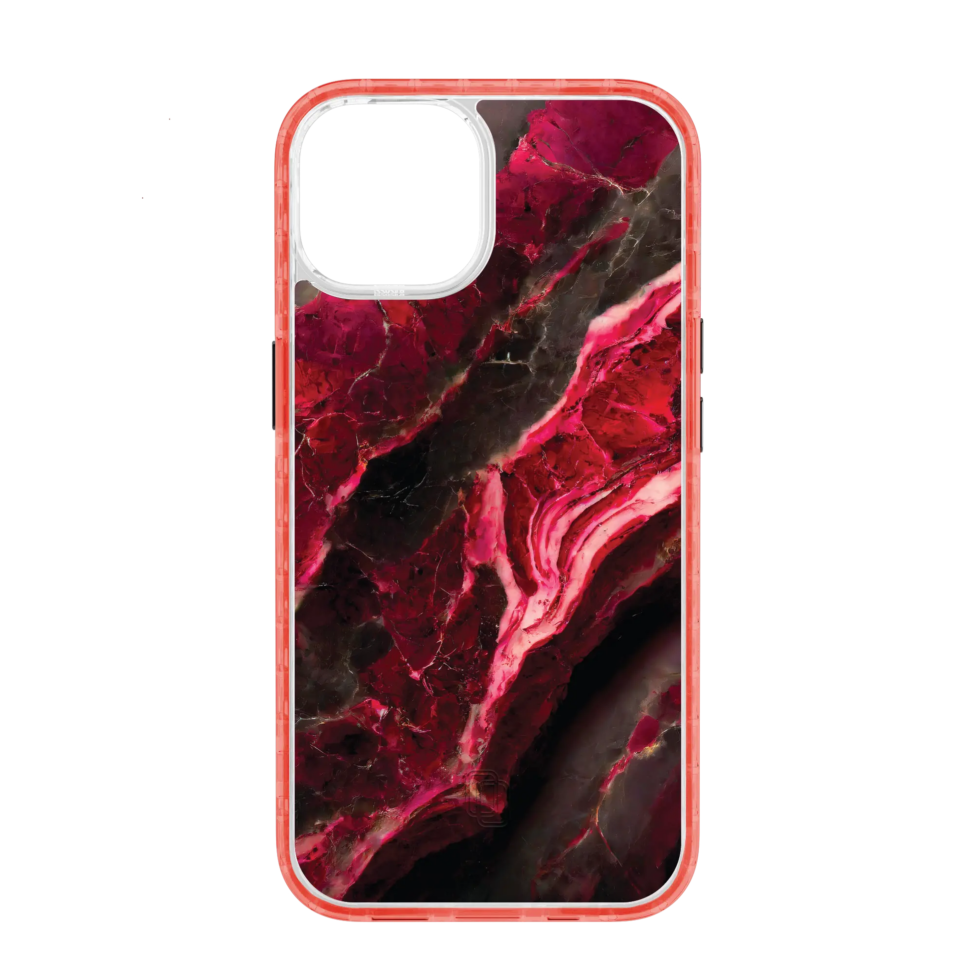Apple-iPhone-14-Turbo-Red Morning Sun | Custom MagSafe Red Marble Case for Apple iPhone 14 Series cellhelmet cellhelmet