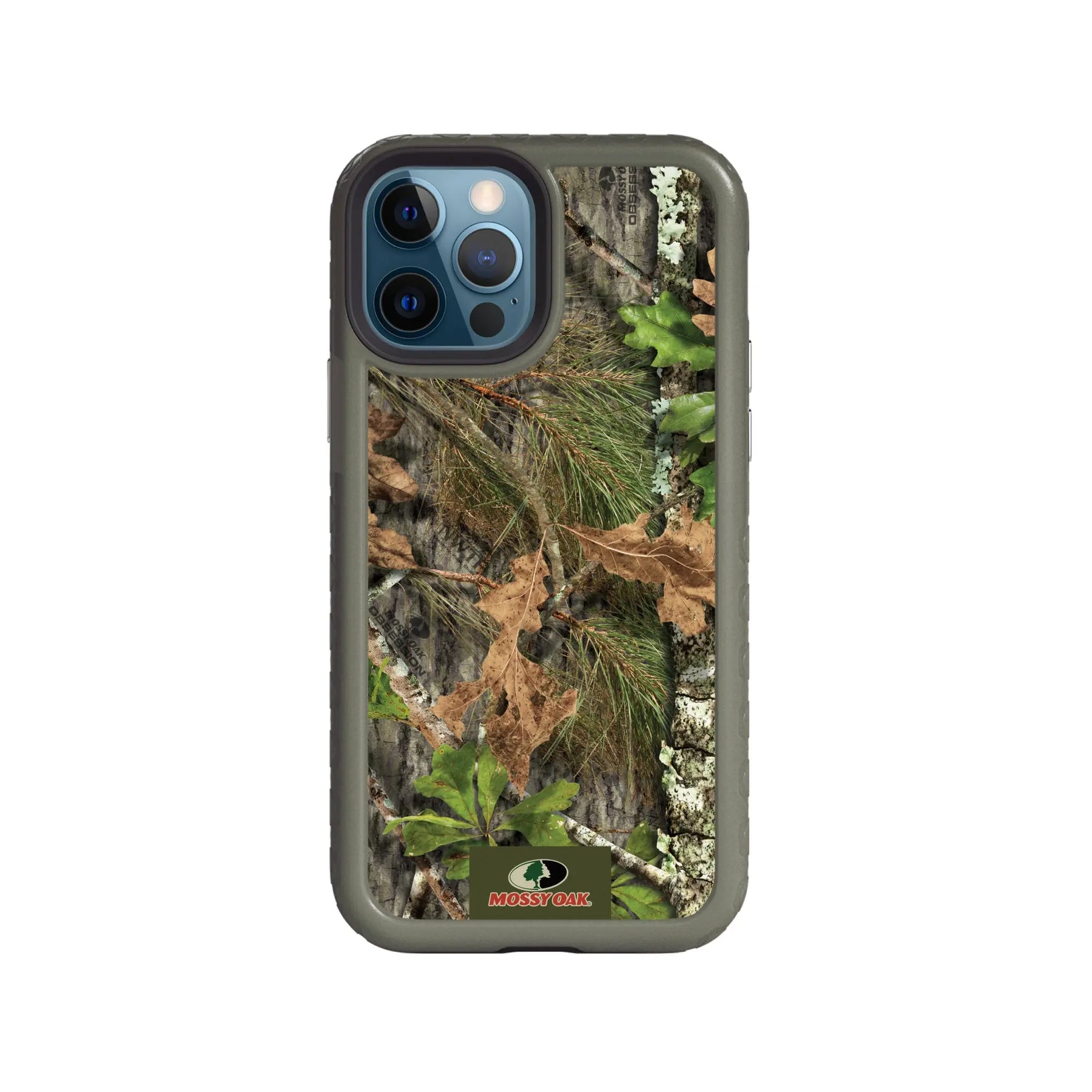 Mossy Oak | MagSafe Dual Layer Case for Apple iPhone 12 / 12 Pro | Obsession | Fortitude Series - Custom Case - OliveDrabGreen - cellhelmet