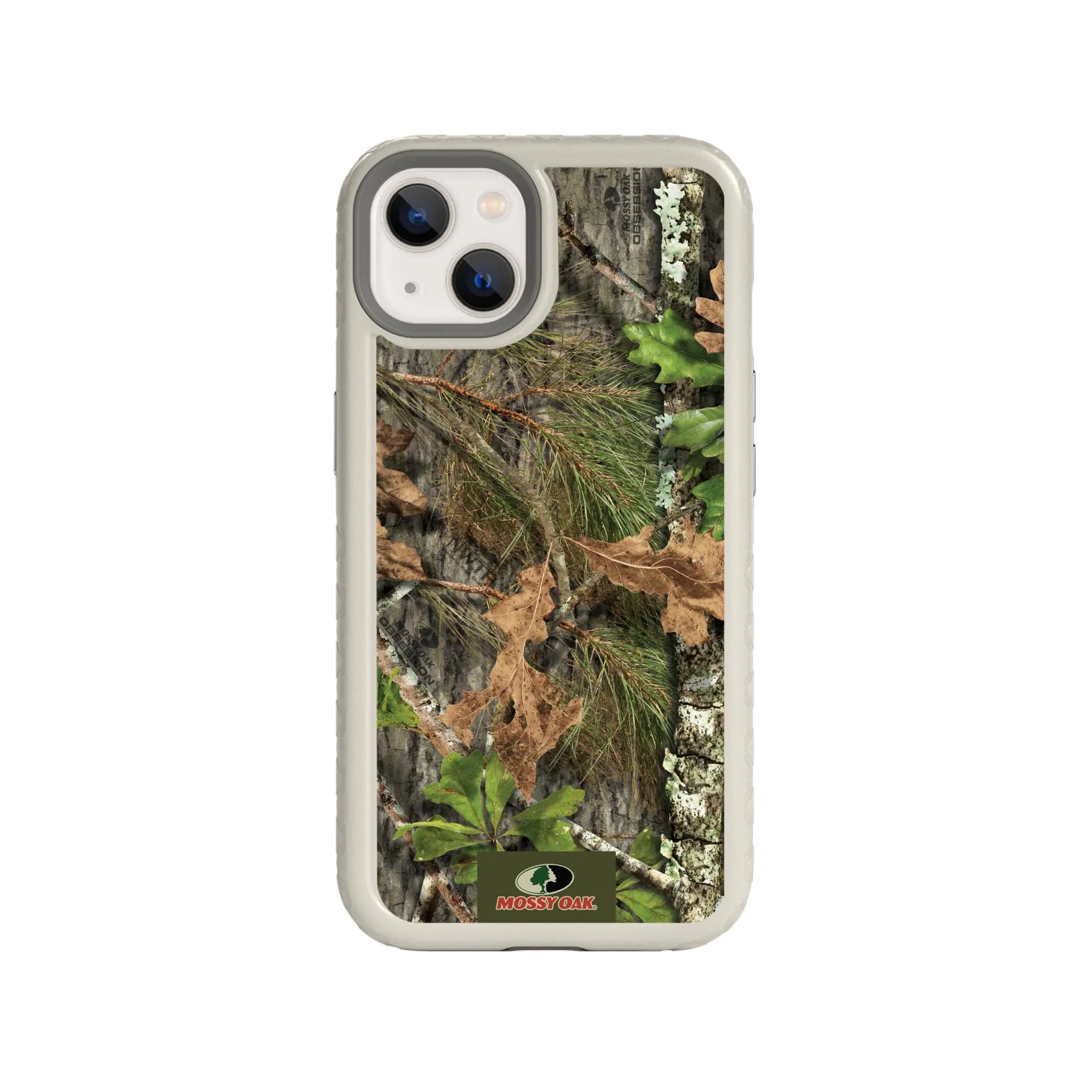 Mossy Oak | MagSafe Dual Layer Case for Apple iPhone 13 | Obsession | Fortitude Series - Custom Case - Gray - cellhelmet