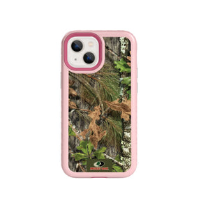 Mossy Oak | MagSafe Dual Layer Case for Apple iPhone 13 Mini | Obsession | Fortitude Series - Custom Case - PinkMagnolia - cellhelmet