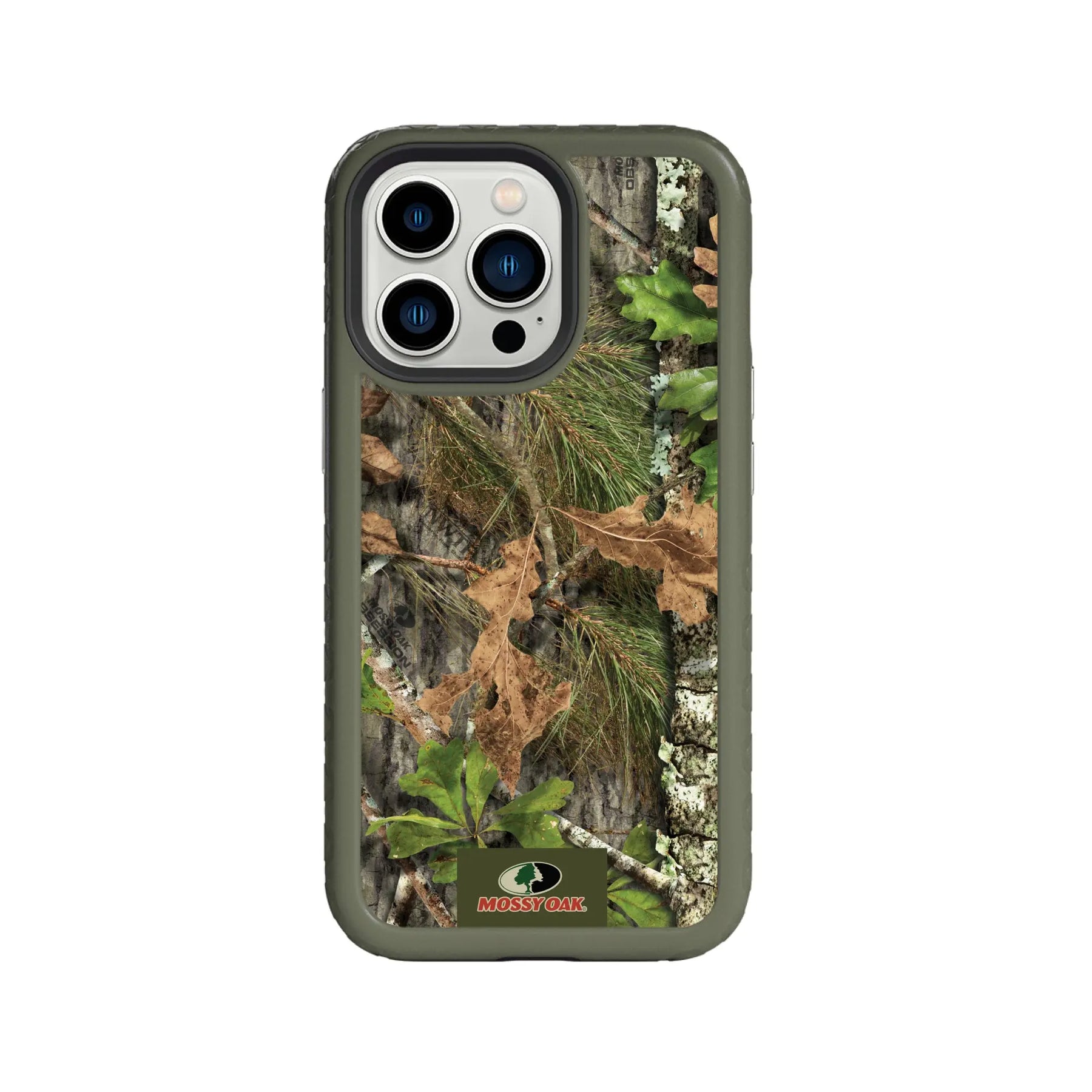 Mossy Oak | MagSafe Dual Layer Case for Apple iPhone 13 Pro | Obsession | Fortitude Series - Custom Case - OliveDrabGreen - cellhelmet