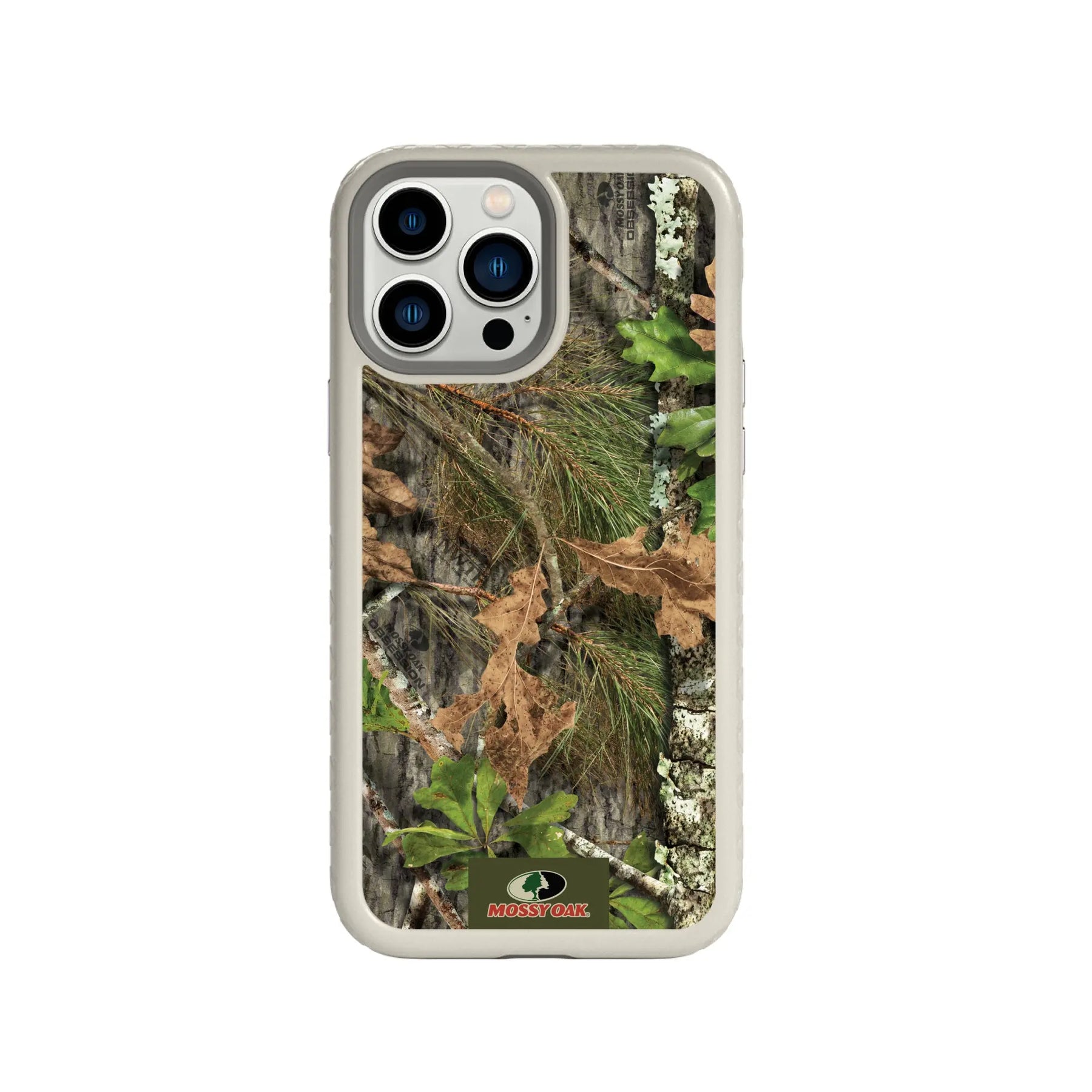 Mossy Oak | MagSafe Dual Layer Case for Apple iPhone 13 Pro Max | Obsession | Fortitude Series - Custom Case - Gray - cellhelmet