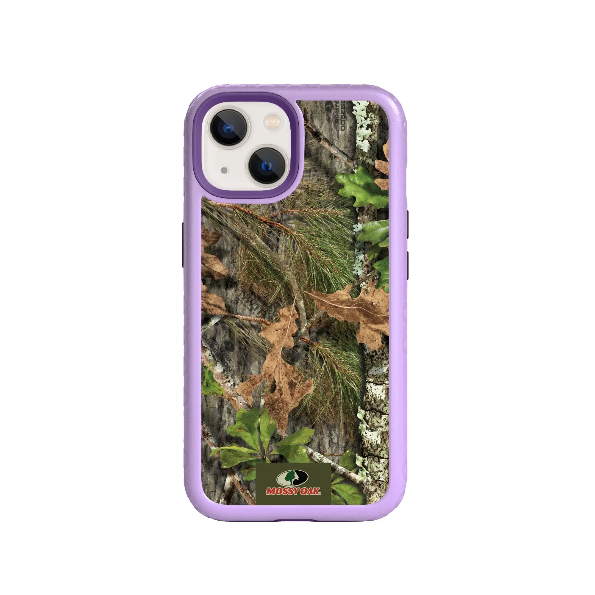 Mossy Oak | MagSafe Dual Layer Case for Apple iPhone 14 | Obsession | Fortitude Series - Custom Case - LilacBlossomPurple - cellhelmet