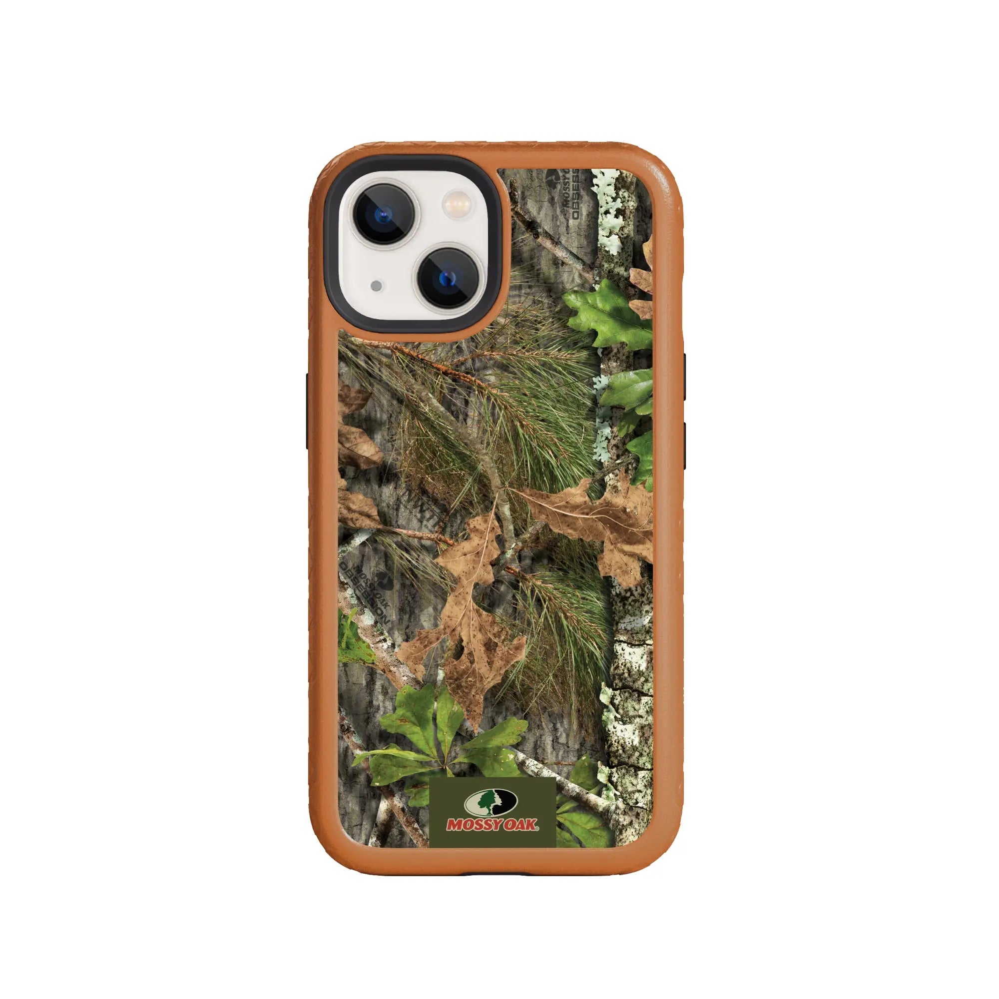 Mossy Oak | MagSafe Dual Layer Case for Apple iPhone 14 | Obsession | Fortitude Series - Custom Case - PumpkinSpice - cellhelmet