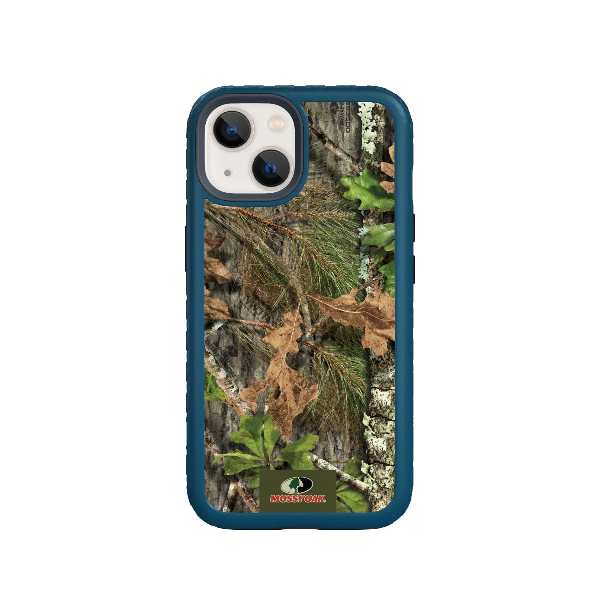 Mossy Oak | MagSafe Dual Layer Case for Apple iPhone 14 Plus | Obsession | Fortitude Series - Custom Case - DeepSeaBlue - cellhelmet