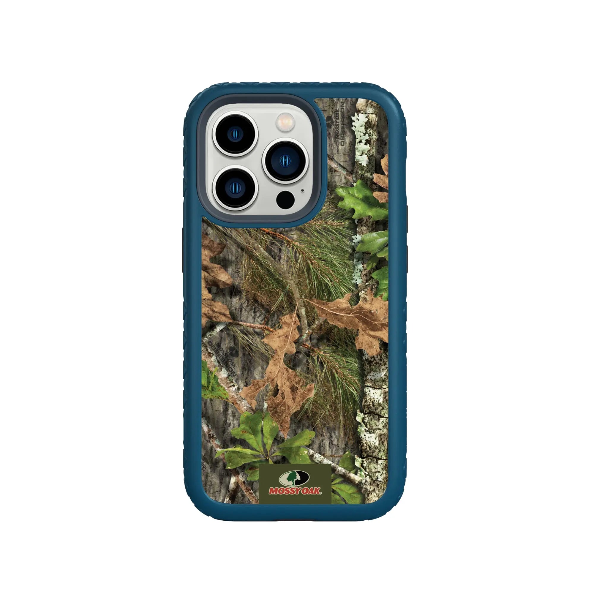 Mossy Oak | MagSafe Dual Layer Case for Apple iPhone 14 Pro | Obsession | Fortitude Series - Custom Case - DeepSeaBlue - cellhelmet