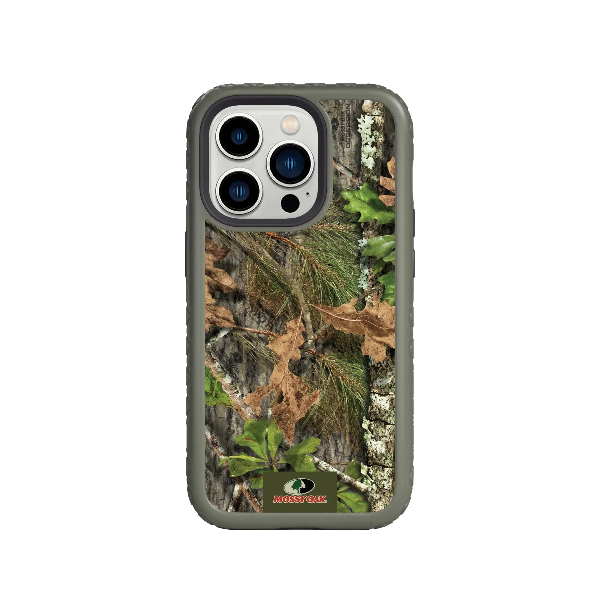 Mossy Oak | MagSafe Dual Layer Case for Apple iPhone 14 Pro | Obsession | Fortitude Series - Custom Case - OliveDrabGreen - cellhelmet