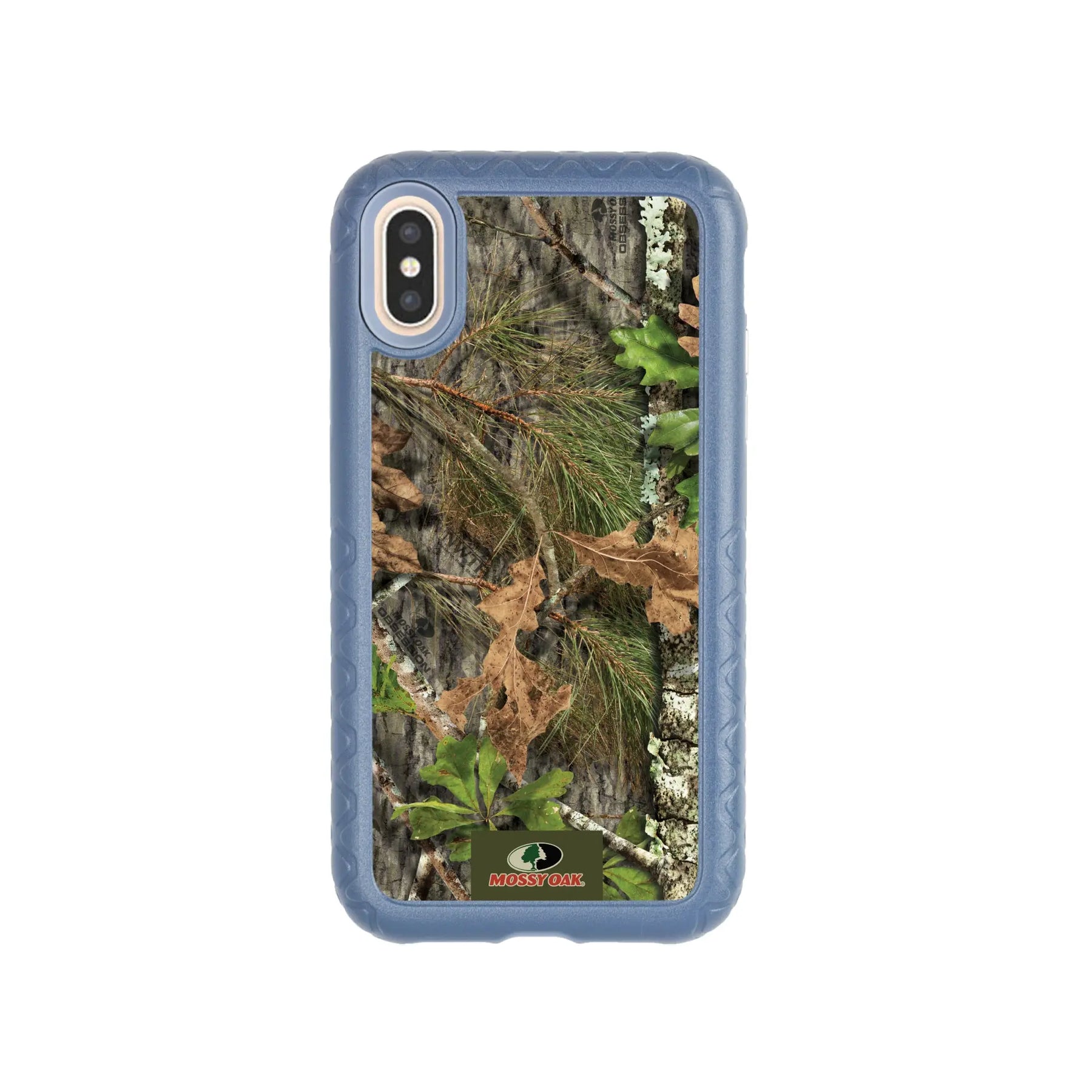 Mossy Oak | MagSafe Dual Layer Case for Apple iPhone XS / X | Obsession | Fortitude Series - Custom Case - SlateBlue - cellhelmet