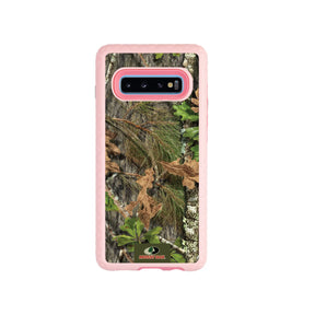 Mossy Oak | MagSafe Dual Layer Case for Samsung Galaxy S10 Plus | Obsession | Fortitude Series - Custom Case - PinkMagnolia - cellhelmet