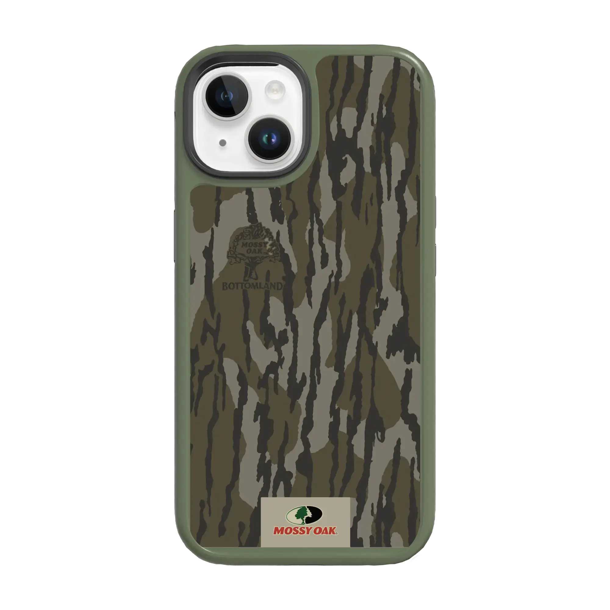 Mossy Oak Camo Fortitude Case for Apple iPhone 15 - Bottomland Orig