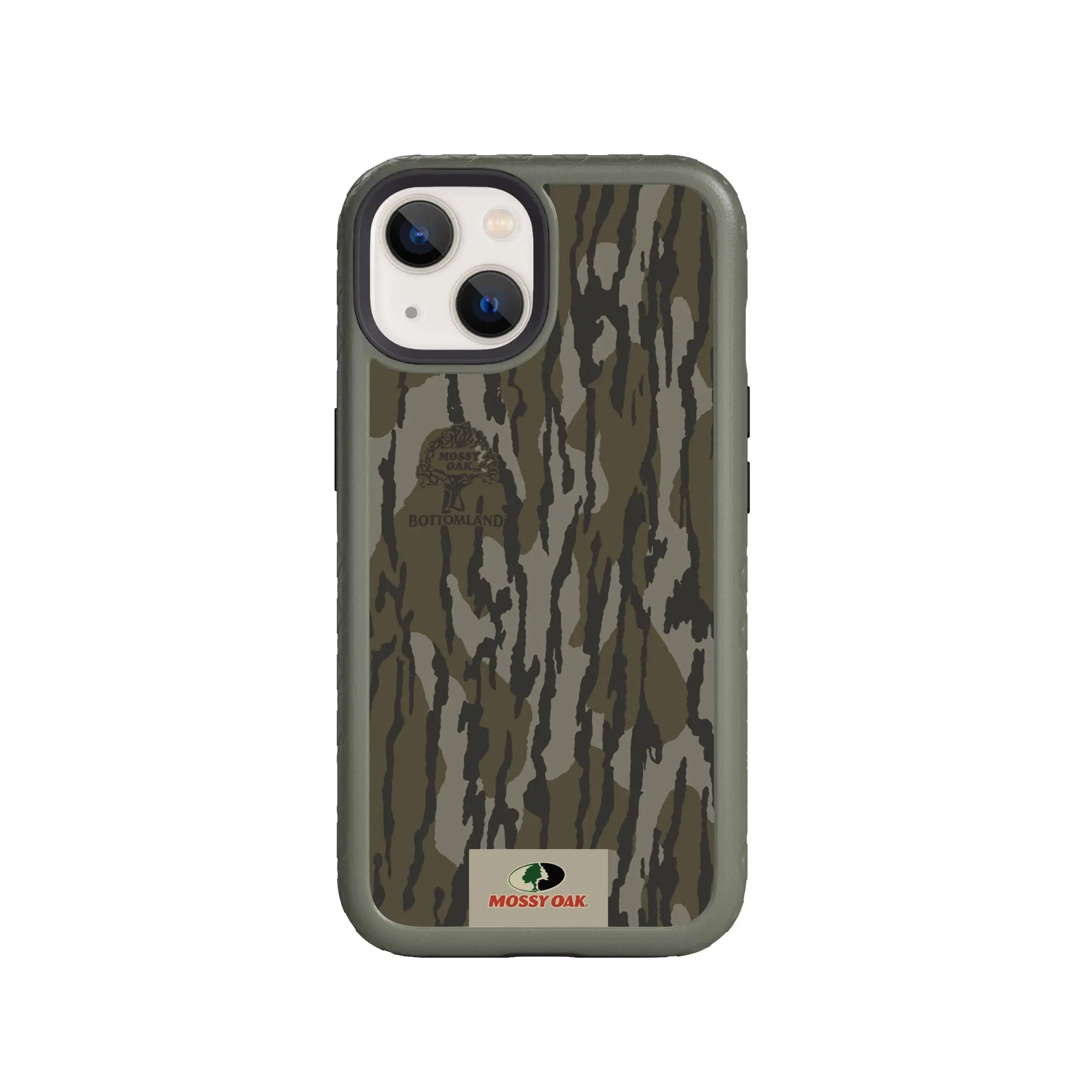 Mossy Oak Fortitude Series for Apple iPhone 14 - Bottomland Orig - Custom Case - OliveDrabGreen - cellhelmet
