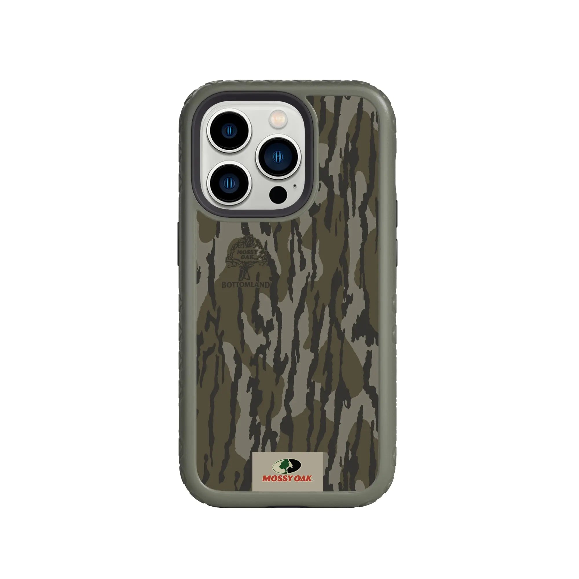 Mossy Oak Fortitude Series for Apple iPhone 14 Pro - Bottomland Orig - Custom Case - OliveDrabGreen - cellhelmet