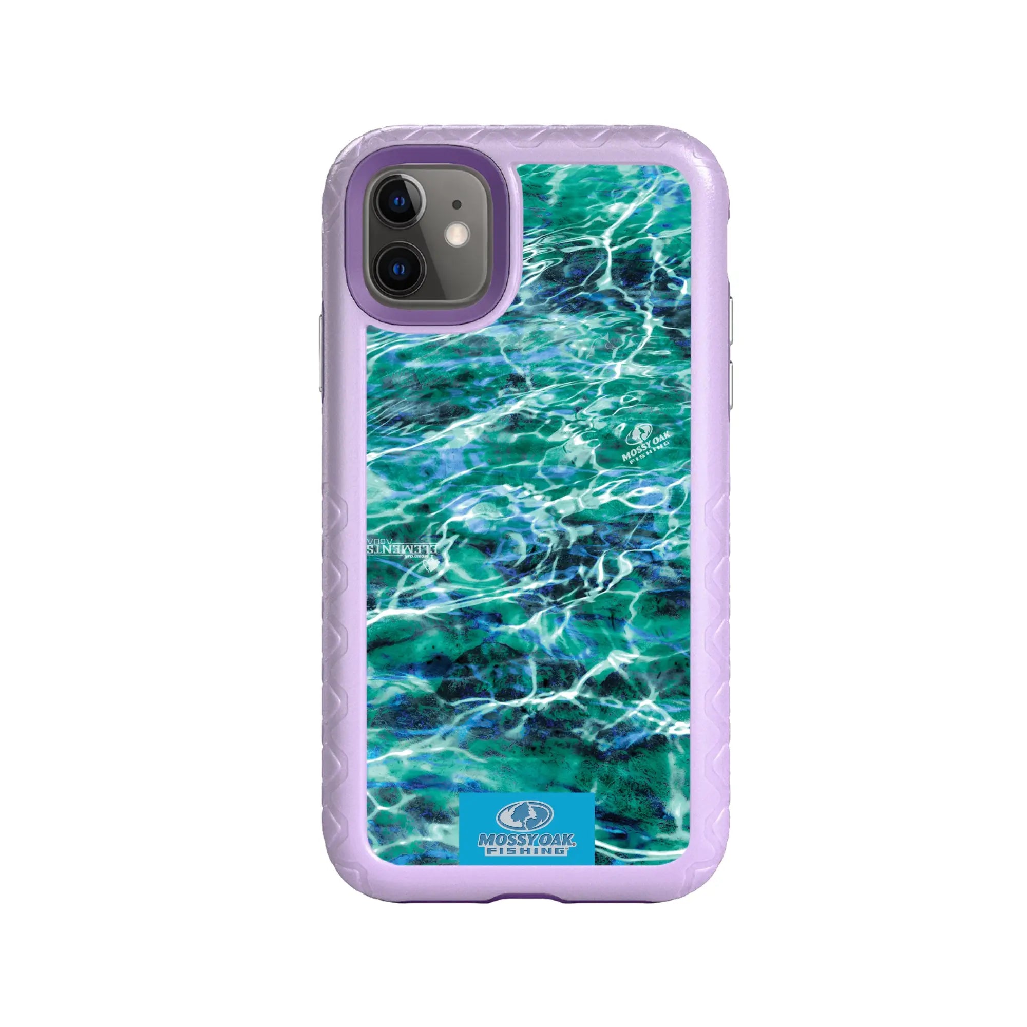Mossy Oak Fortitude Series for Apple iPhone 11 - Agua Seafoam - Custom Case - LilacBlossomPurple - cellhelmet
