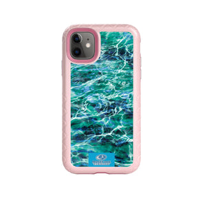 Mossy Oak Fortitude Series for Apple iPhone 11 - Agua Seafoam - Custom Case - PinkMagnolia - cellhelmet