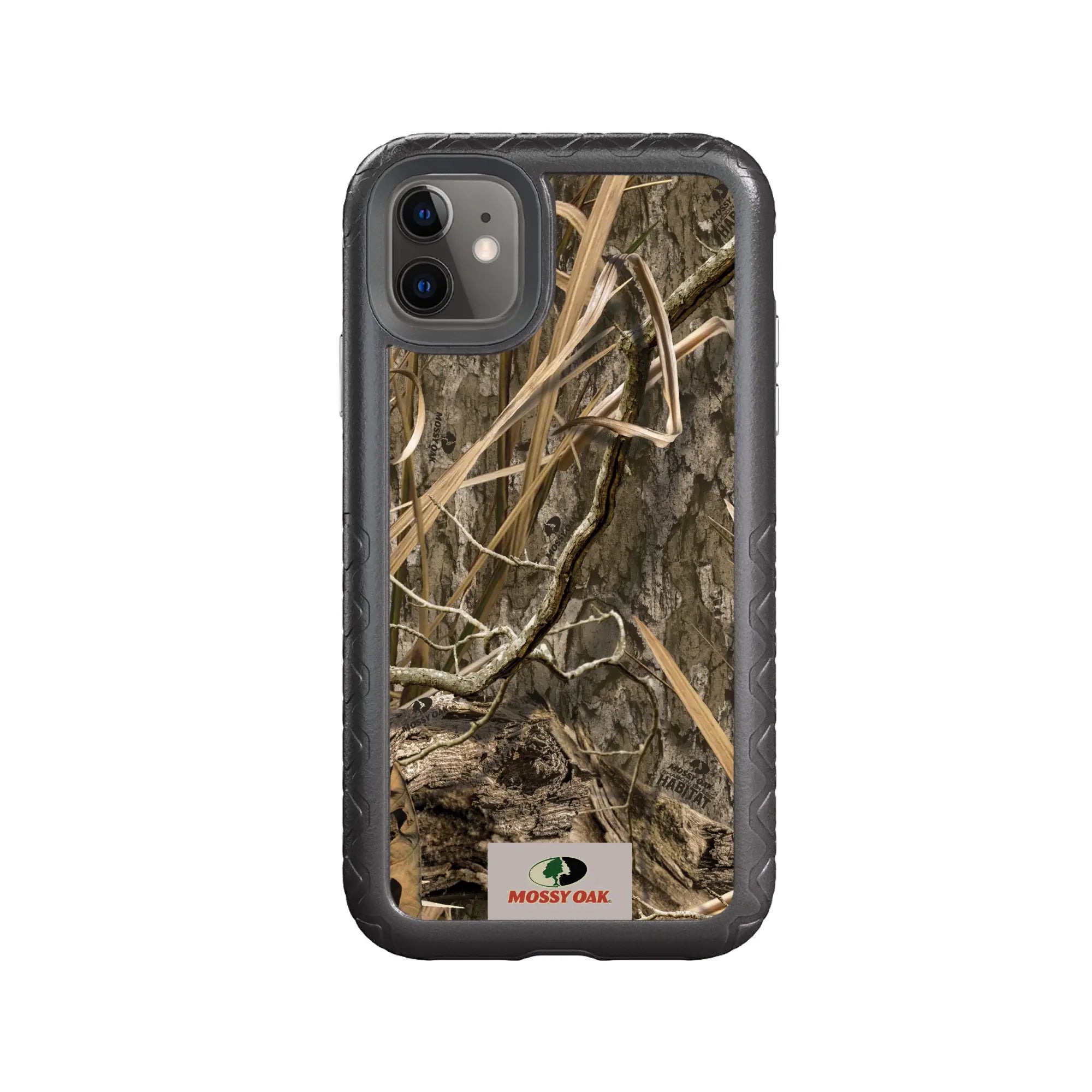 Mossy Oak Fortitude Series for Apple iPhone 11 - Shadow Grass - Custom Case - OnyxBlack - cellhelmet