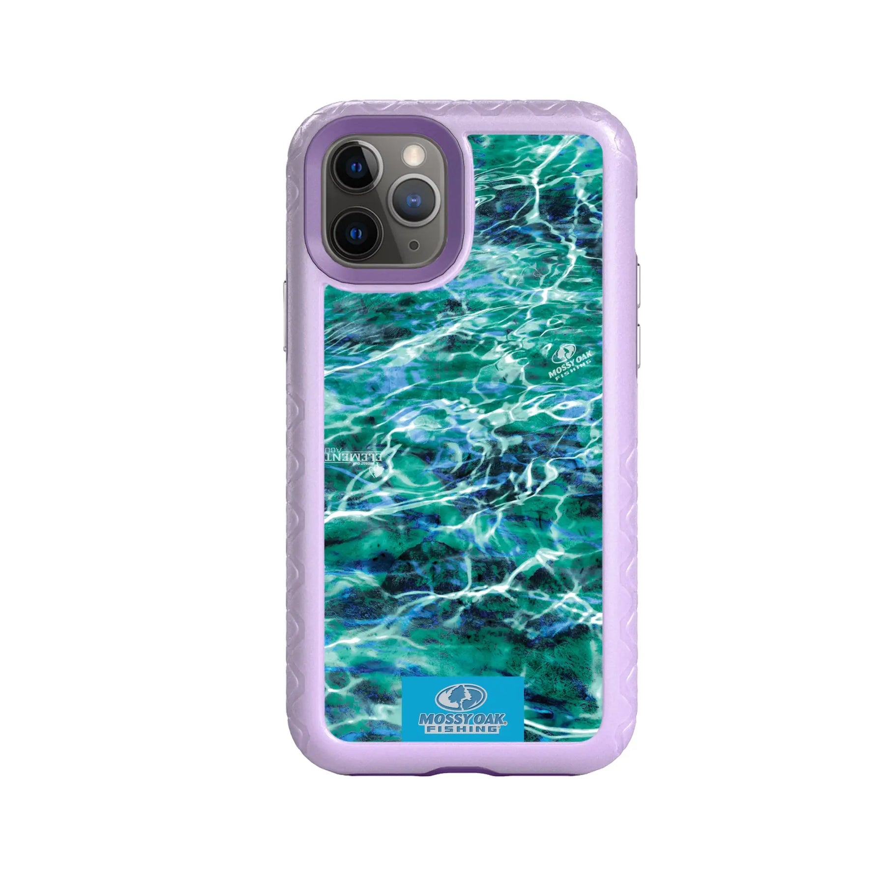 Mossy Oak Fortitude Series for Apple iPhone 11 Pro - Agua Seafoam - Custom Case - LilacBlossomPurple - cellhelmet