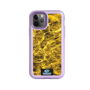 Mossy Oak Fortitude Series for Apple iPhone 11 Pro - Agua Yellowfin - Custom Case - LilacBlossomPurple - cellhelmet