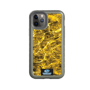 Mossy Oak Fortitude Series for Apple iPhone 11 Pro - Agua Yellowfin - Custom Case - OliveDrabGreen - cellhelmet
