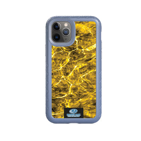 Mossy Oak Fortitude Series for Apple iPhone 11 Pro - Agua Yellowfin - Custom Case - SlateBlue - cellhelmet