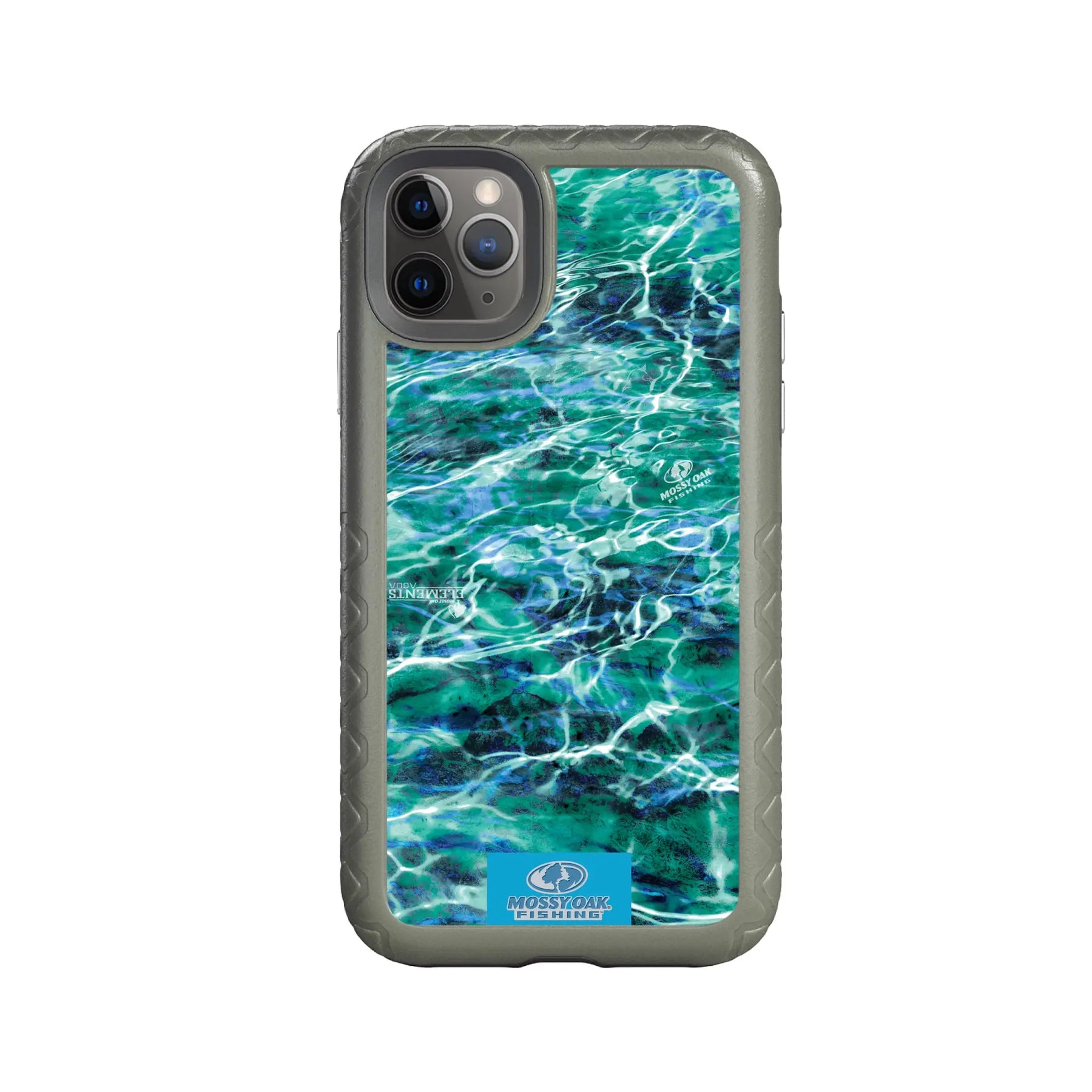 Mossy Oak Fortitude Series for Apple iPhone 11 Pro Max - Agua Seafoam - Custom Case - OliveDrabGreen - cellhelmet