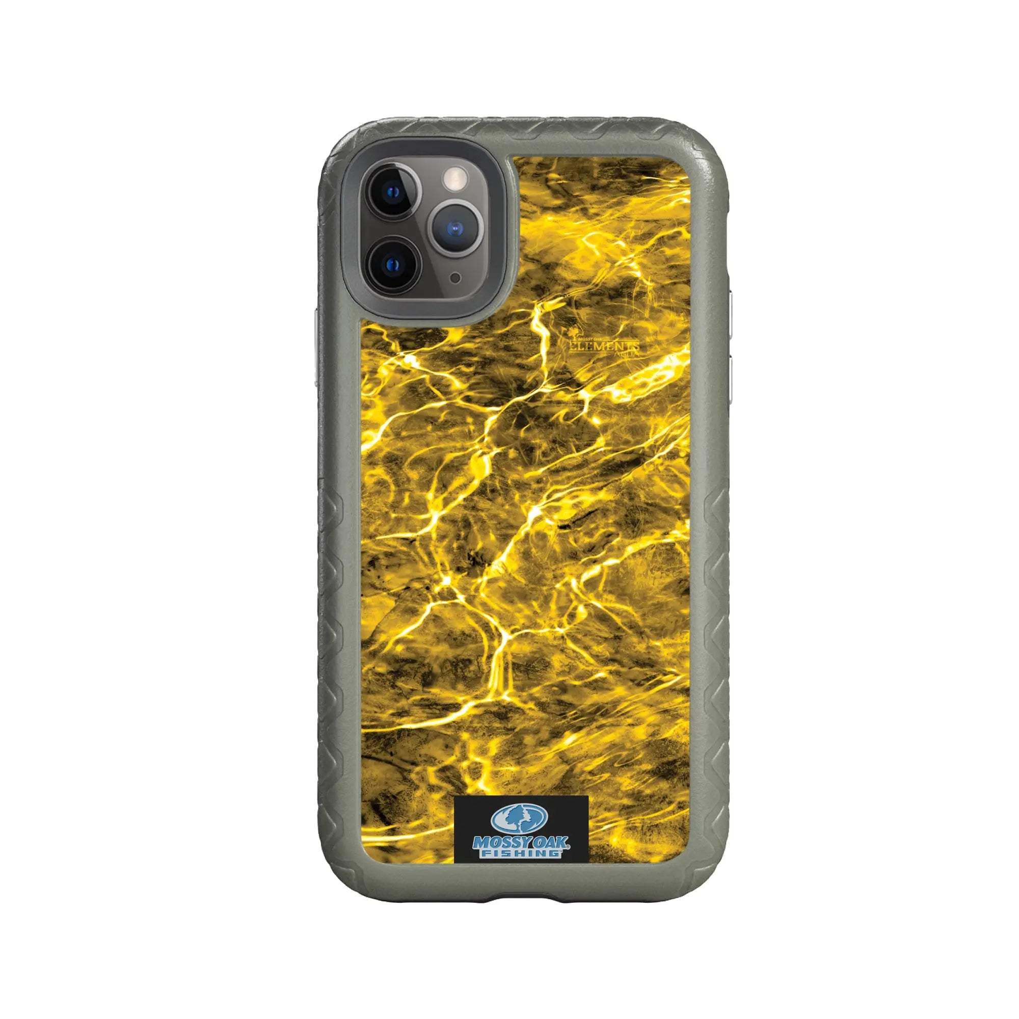 Mossy Oak Fortitude Series for Apple iPhone 11 Pro Max - Agua Yellowfin - Custom Case - OliveDrabGreen - cellhelmet