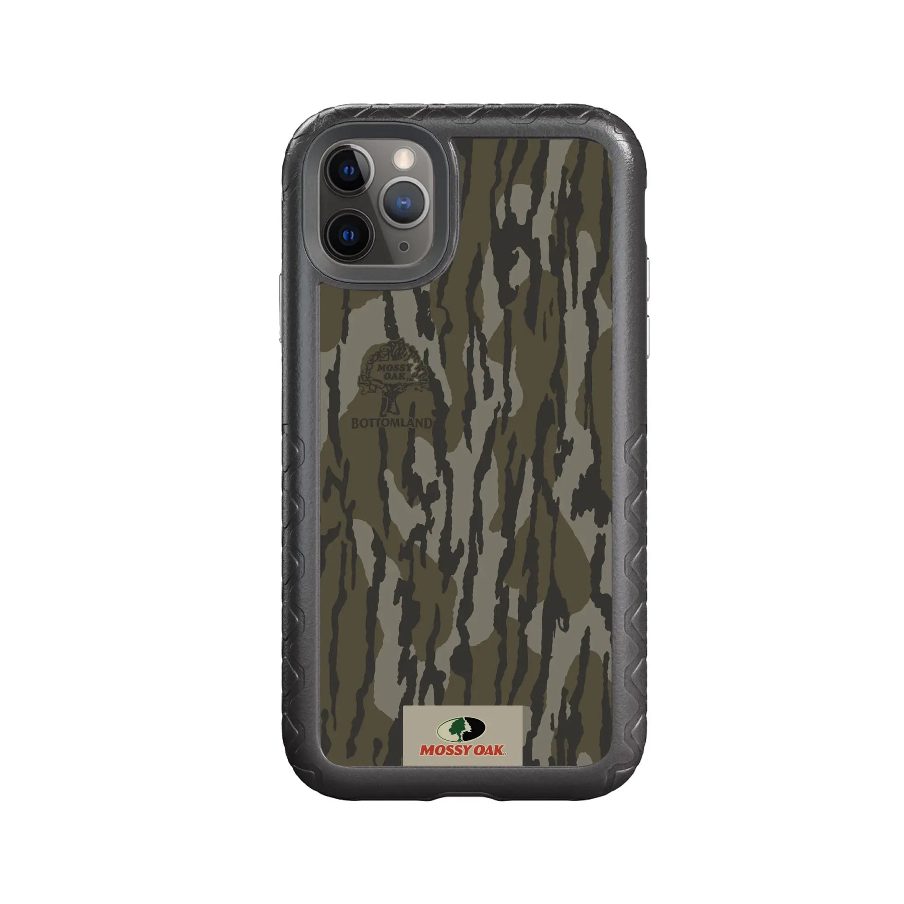 Mossy Oak Fortitude Series for Apple iPhone 11 Pro Max - Bottomland Orig - Custom Case - OnyxBlack - cellhelmet