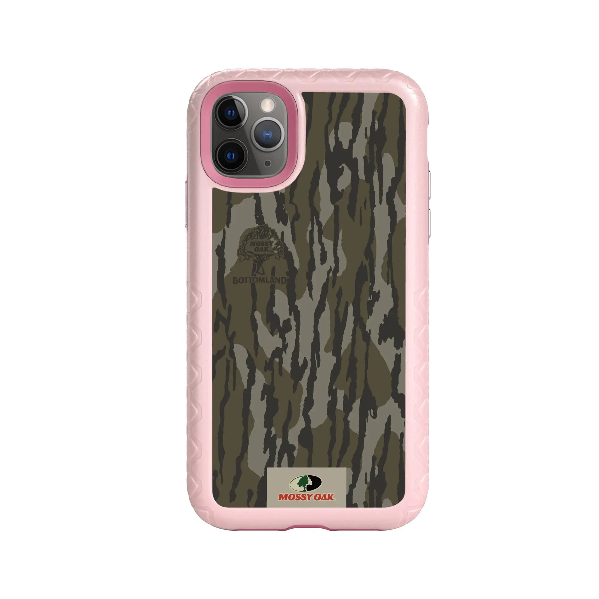 Mossy Oak Fortitude Series for Apple iPhone 11 Pro Max - Bottomland Orig - Custom Case - PinkMagnolia - cellhelmet