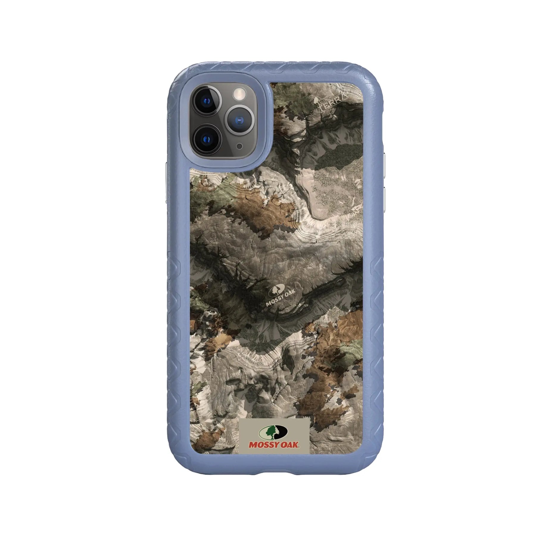 Mossy Oak Fortitude Series for Apple iPhone 11 Pro Max - Terra Gila - Custom Case - SlateBlue - cellhelmet