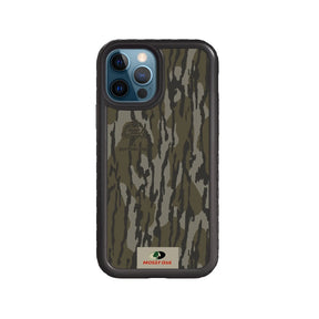 Mossy Oak Fortitude Series for Apple iPhone 12 / 12 Pro - Bottomland Orig - Custom Case - OnyxBlack - cellhelmet