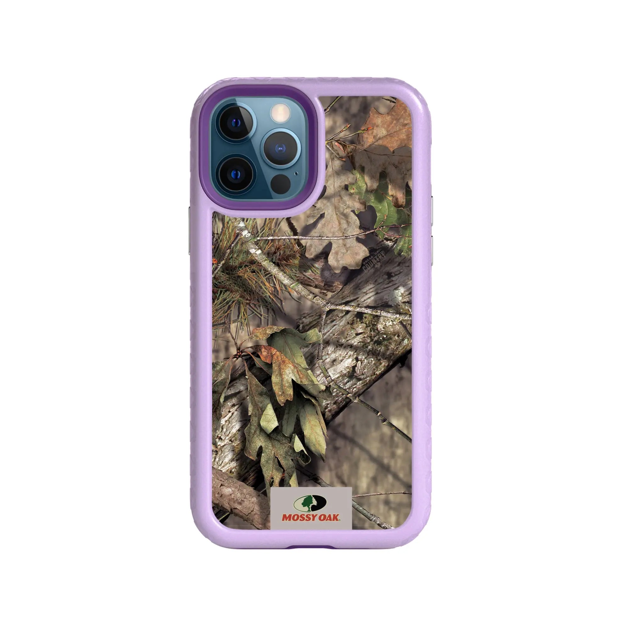 Mossy Oak Fortitude Series for Apple iPhone 12 / 12 Pro - Breakup Country - Custom Case - LilacBlossomPurple - cellhelmet