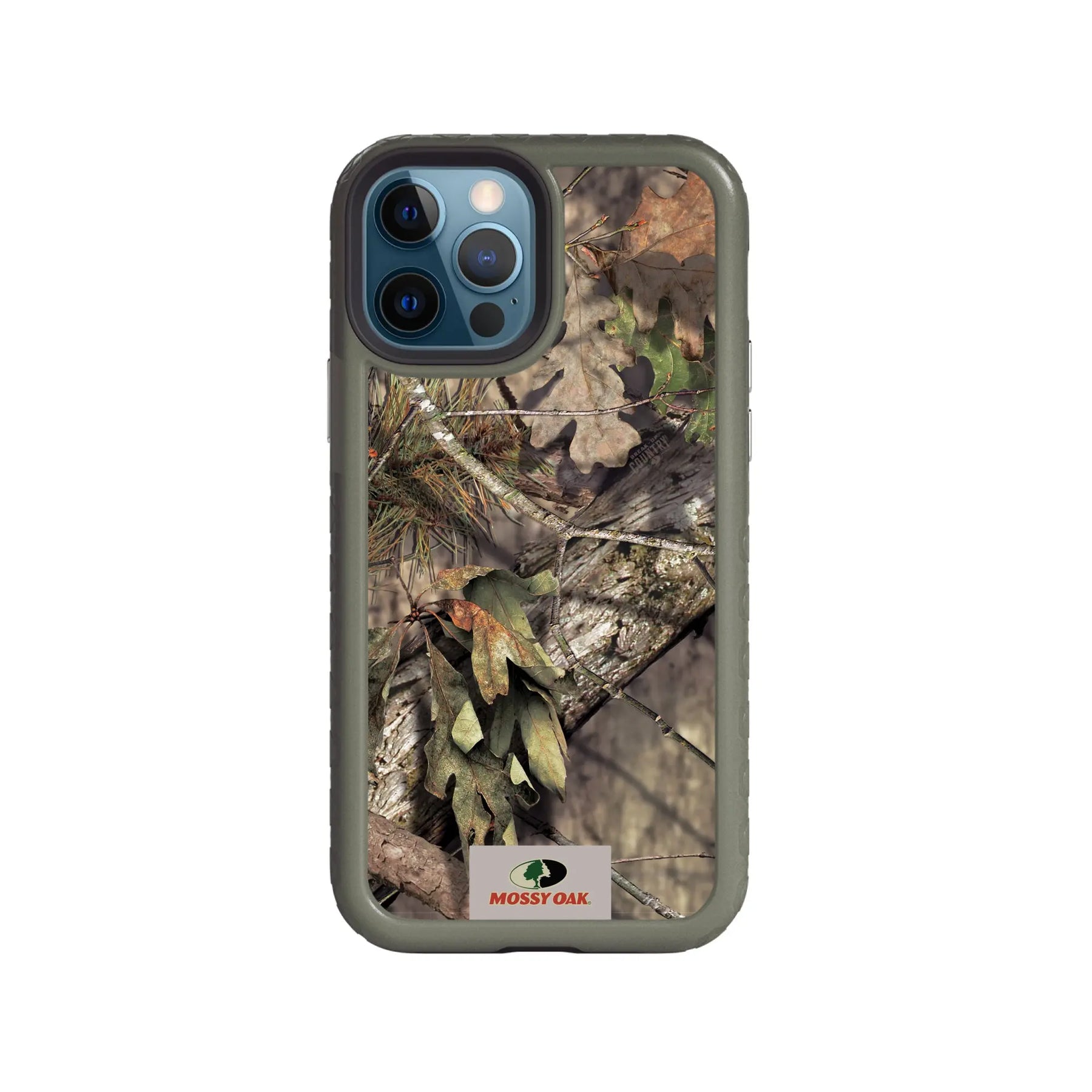 Mossy Oak Fortitude Series for Apple iPhone 12 / 12 Pro - Breakup Country - Custom Case - OliveDrabGreen - cellhelmet