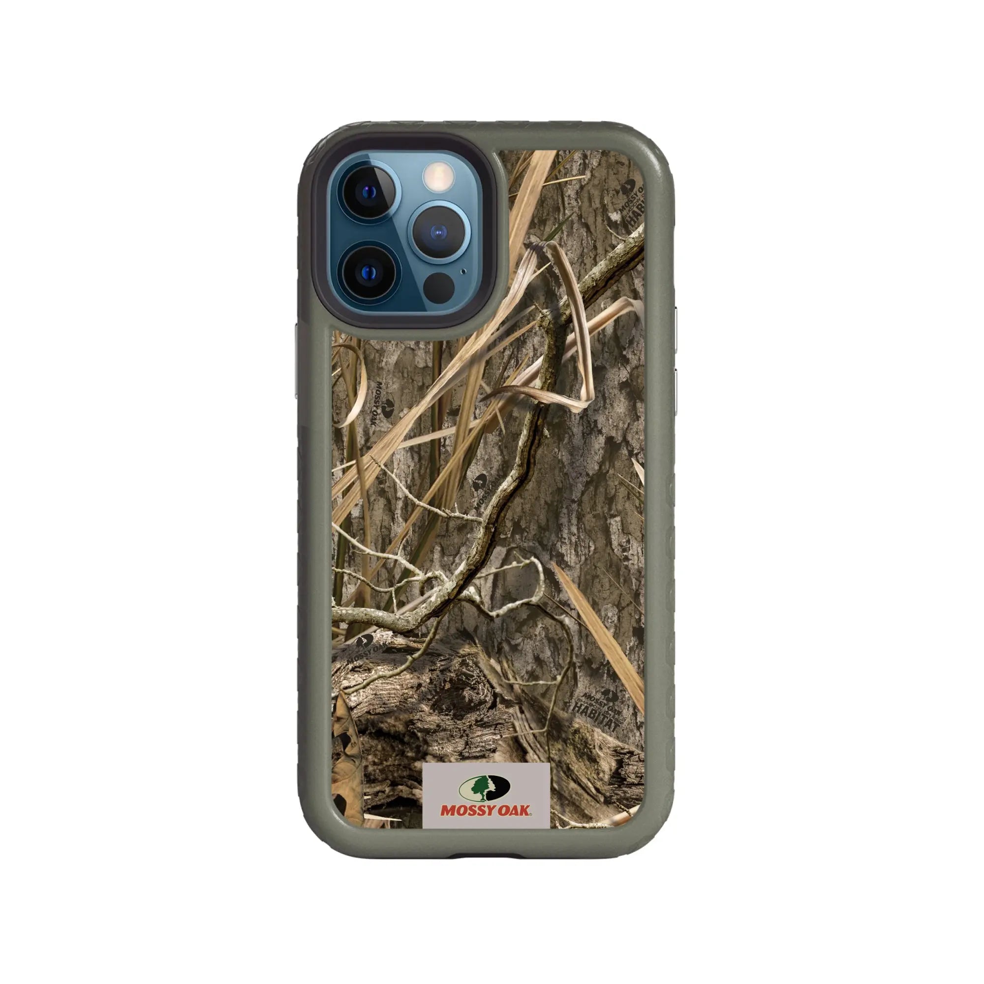 Mossy Oak Fortitude Series for Apple iPhone 12 / 12 Pro - Shadow Grass - Custom Case - OliveDrabGreen - cellhelmet