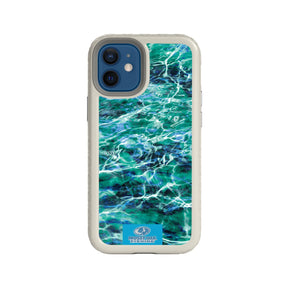 Mossy Oak Fortitude Series for Apple iPhone 12 Mini - Agua Seafoam - Custom Case - Gray - cellhelmet