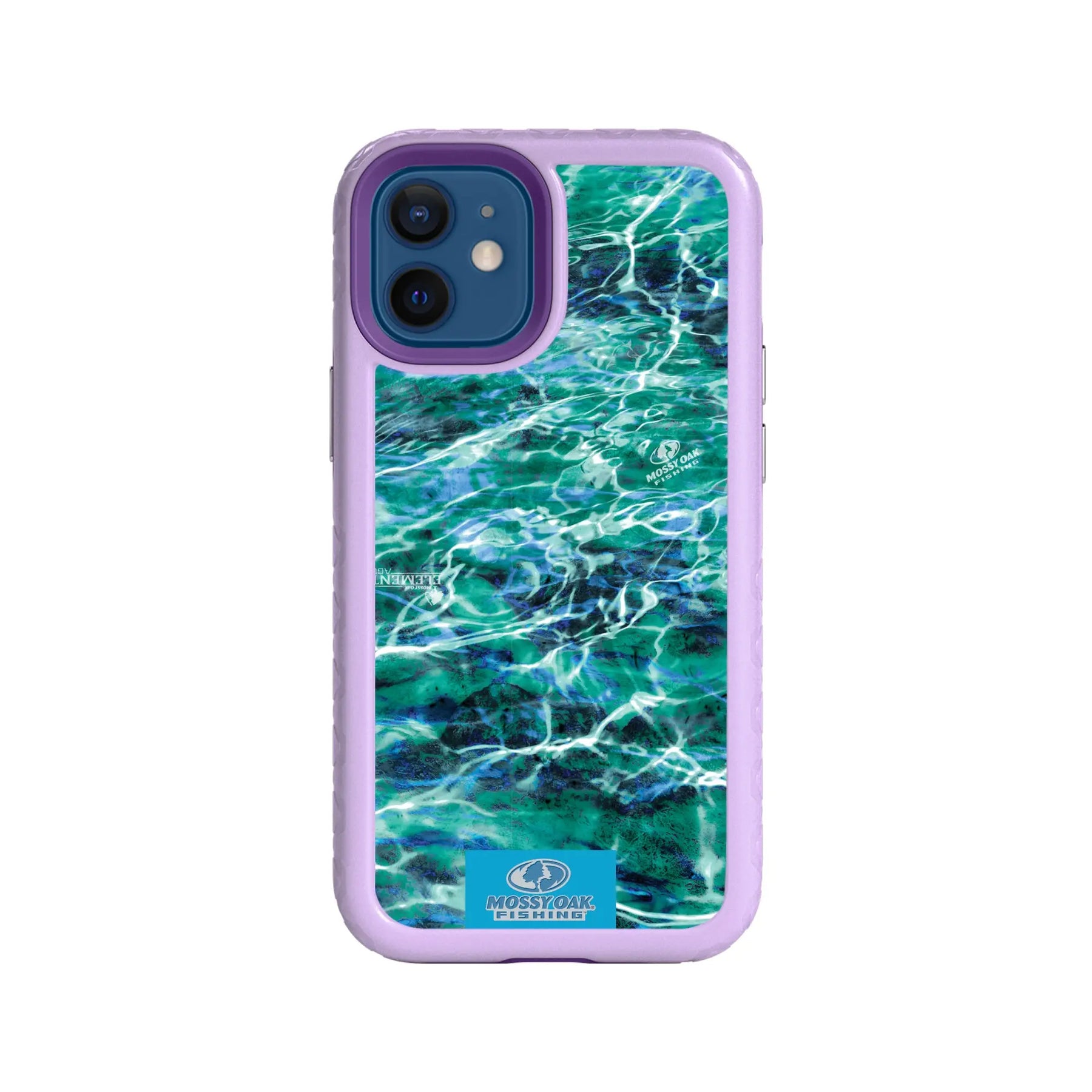 Mossy Oak Fortitude Series for Apple iPhone 12 Mini - Agua Seafoam - Custom Case - LilacBlossomPurple - cellhelmet
