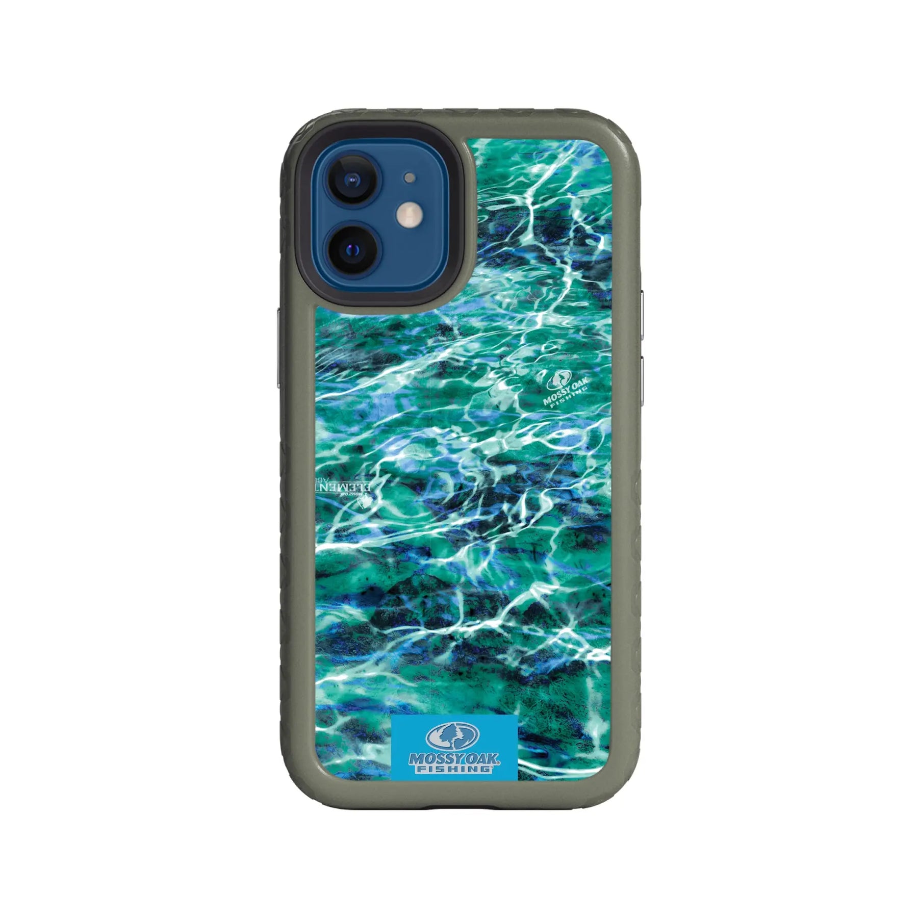 Mossy Oak Fortitude Series for Apple iPhone 12 Mini - Agua Seafoam - Custom Case - OliveDrabGreen - cellhelmet