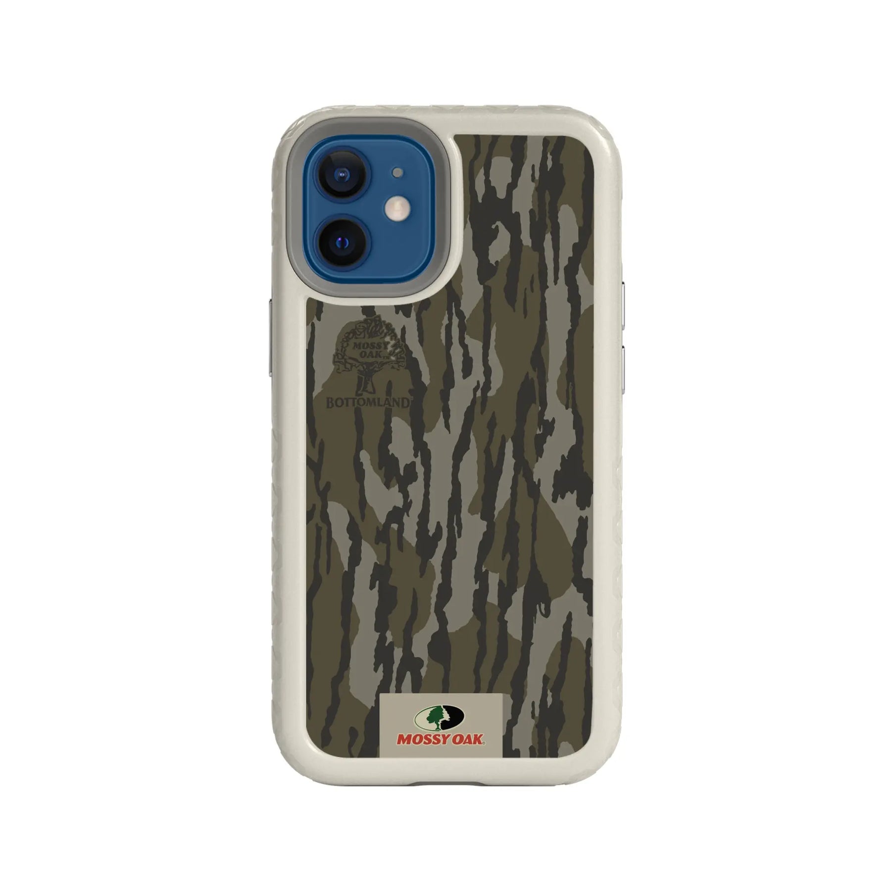 Mossy Oak Fortitude Series for Apple iPhone 12 Mini - Bottomland Orig - Custom Case - Gray - cellhelmet