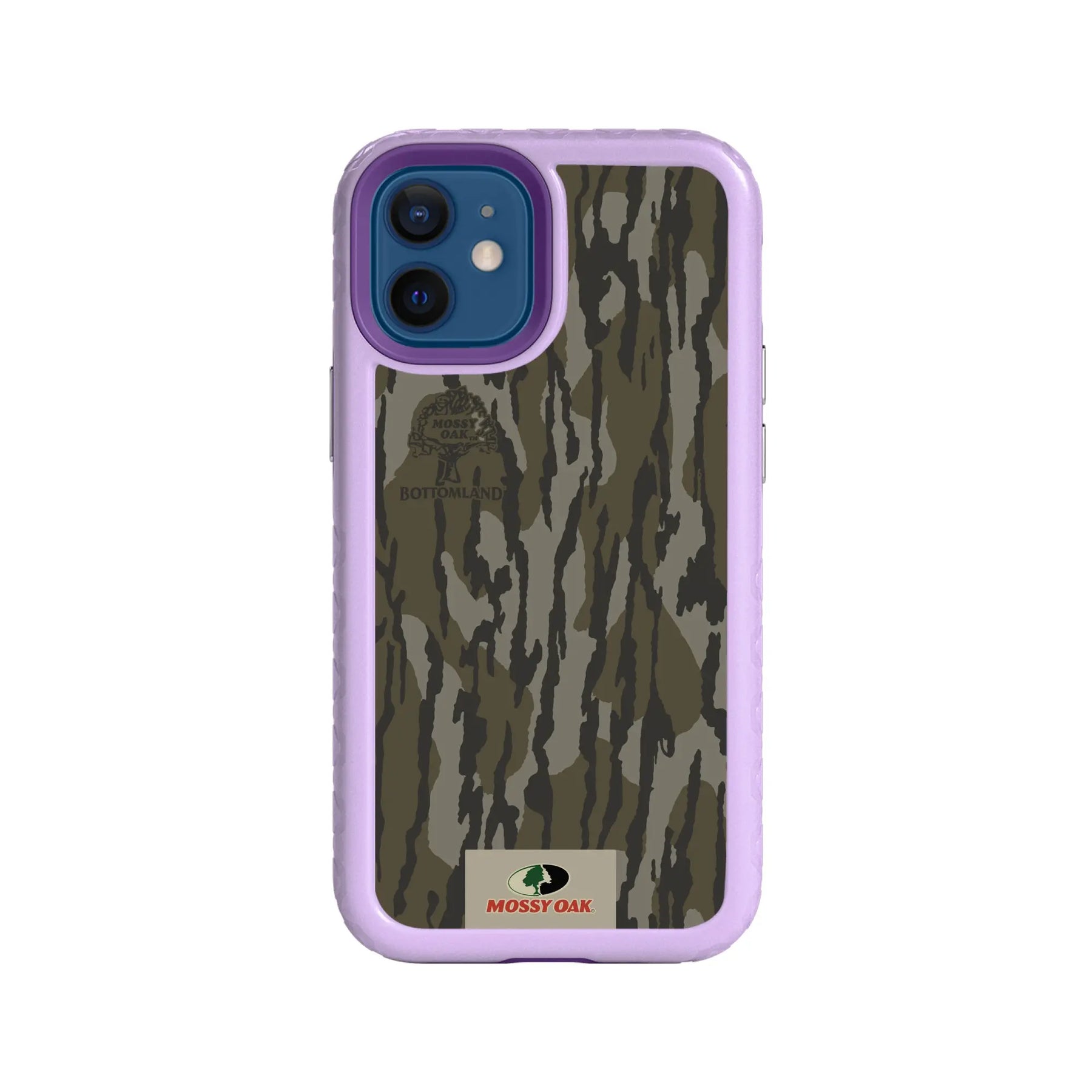 Mossy Oak Fortitude Series for Apple iPhone 12 Mini - Bottomland Orig - Custom Case - LilacBlossomPurple - cellhelmet