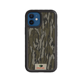 Mossy Oak Fortitude Series for Apple iPhone 12 Mini - Bottomland Orig - Custom Case - OnyxBlack - cellhelmet