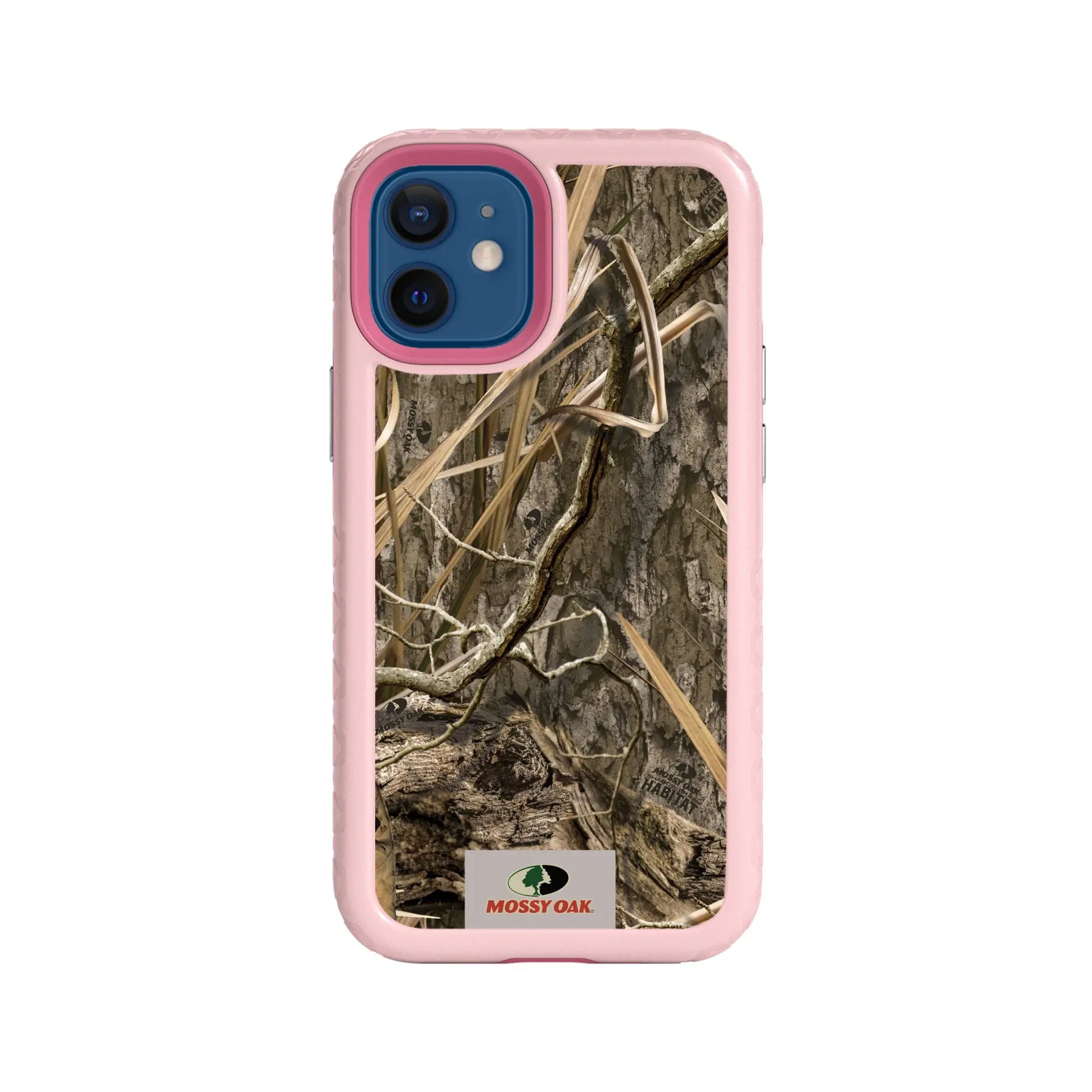 Mossy Oak Fortitude Series for Apple iPhone 12 Mini - Shadow Grass - Custom Case - PinkMagnolia - cellhelmet