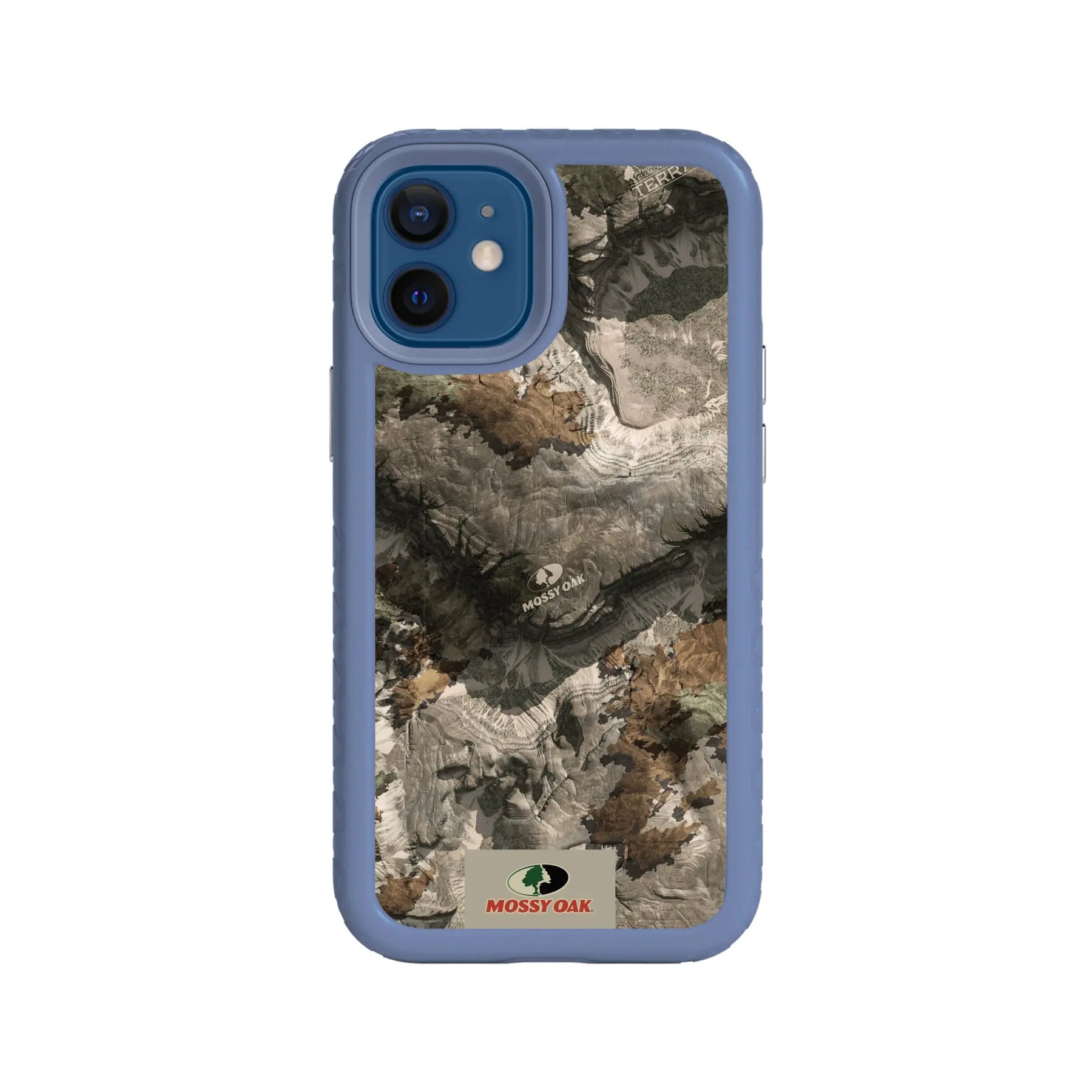 Mossy Oak Fortitude Series for Apple iPhone 12 Mini - Terra Gila - Custom Case - SlateBlue - cellhelmet