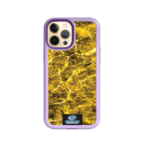 Mossy Oak Fortitude Series for Apple iPhone 12 Pro Max - Agua Yellowfin - Custom Case - LilacBlossomPurple - cellhelmet