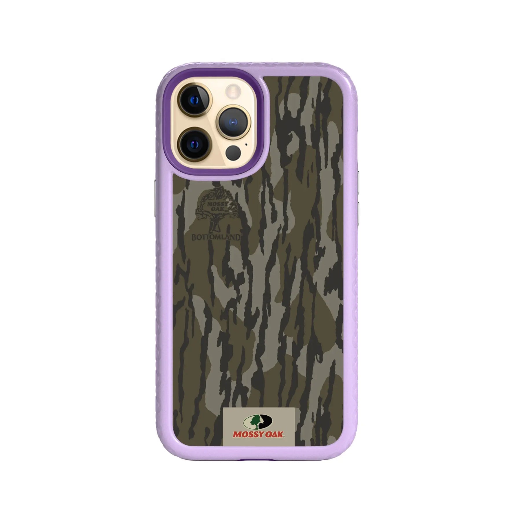 Mossy Oak Fortitude Series for Apple iPhone 12 Pro Max - Bottomland Orig - Custom Case - LilacBlossomPurple - cellhelmet